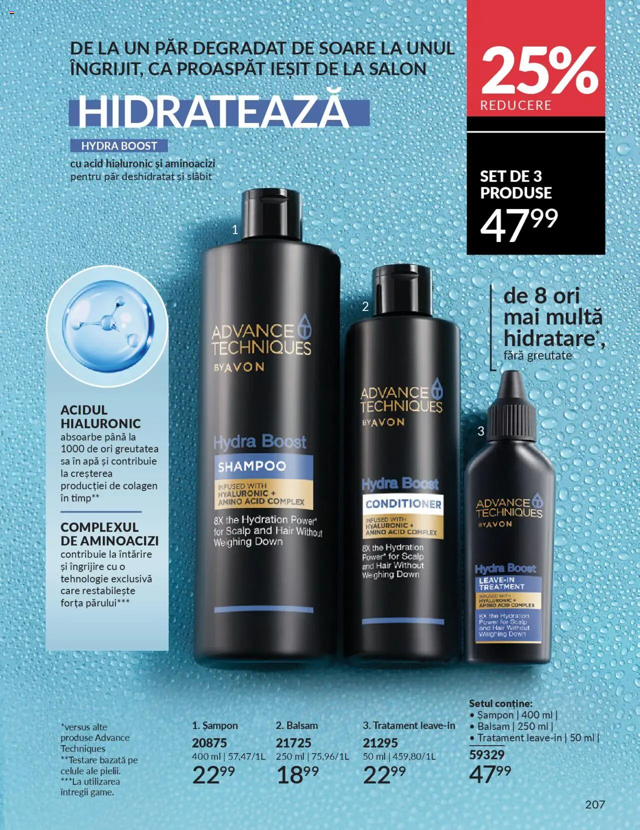 Catalog Avon 1 - 29 Septembrie 2025 | Pagina 207 | Produse: Șampon, Balsam, Apă