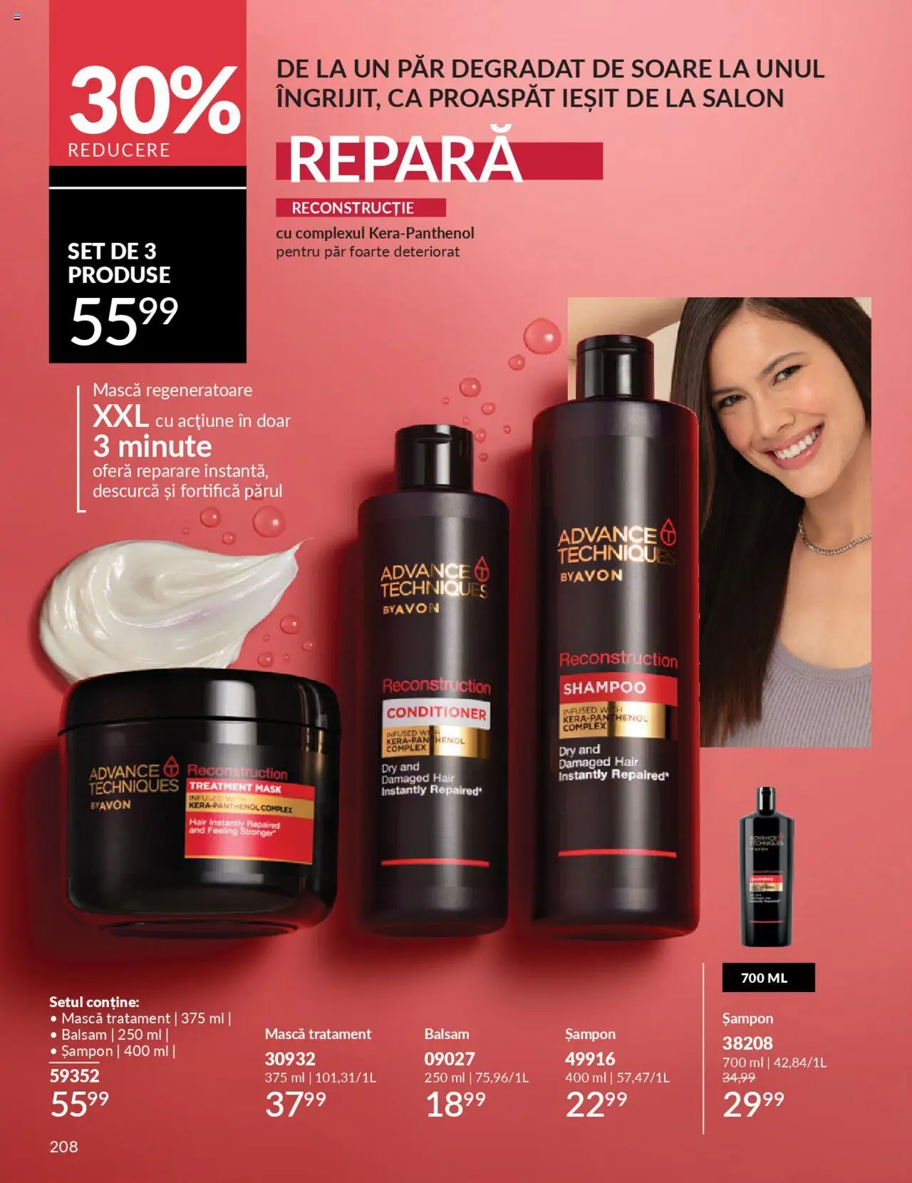Catalog Avon 1 - 29 Septembrie 2025 | Pagina 208 | Produse: Șampon, Balsam