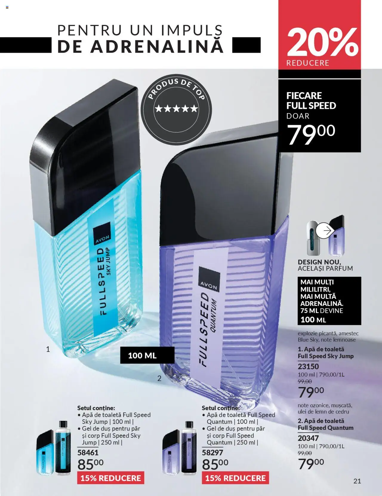Catalog Avon 1 - 29 Septembrie 2025 | Pagina 21 | Produse: Top, Body, Gel de duș, Apă