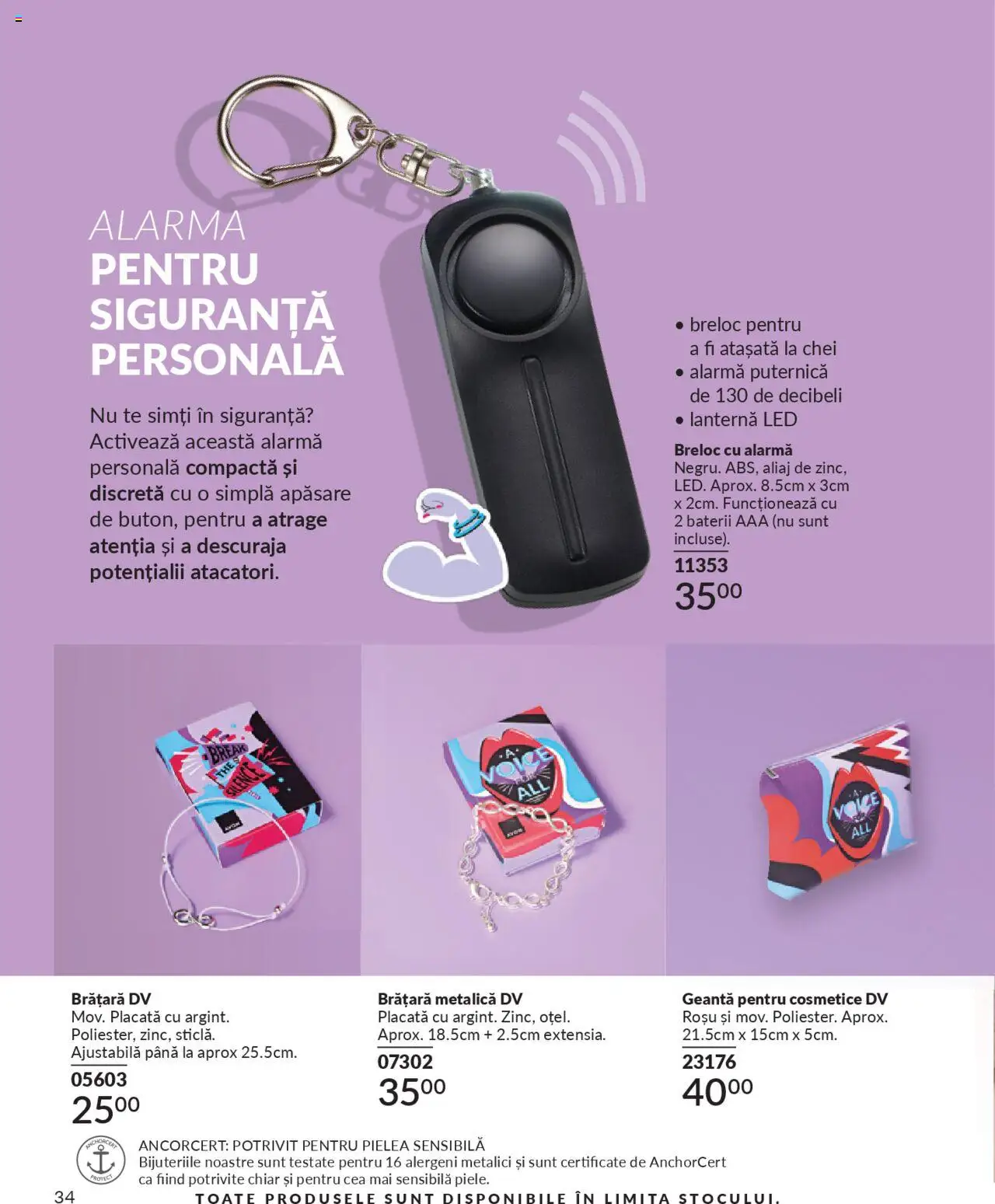 Catalog Avon 1 - 29 Septembrie 2025 | Pagina 34 | Produse: Geantă, Brățară, Babak, Baterii