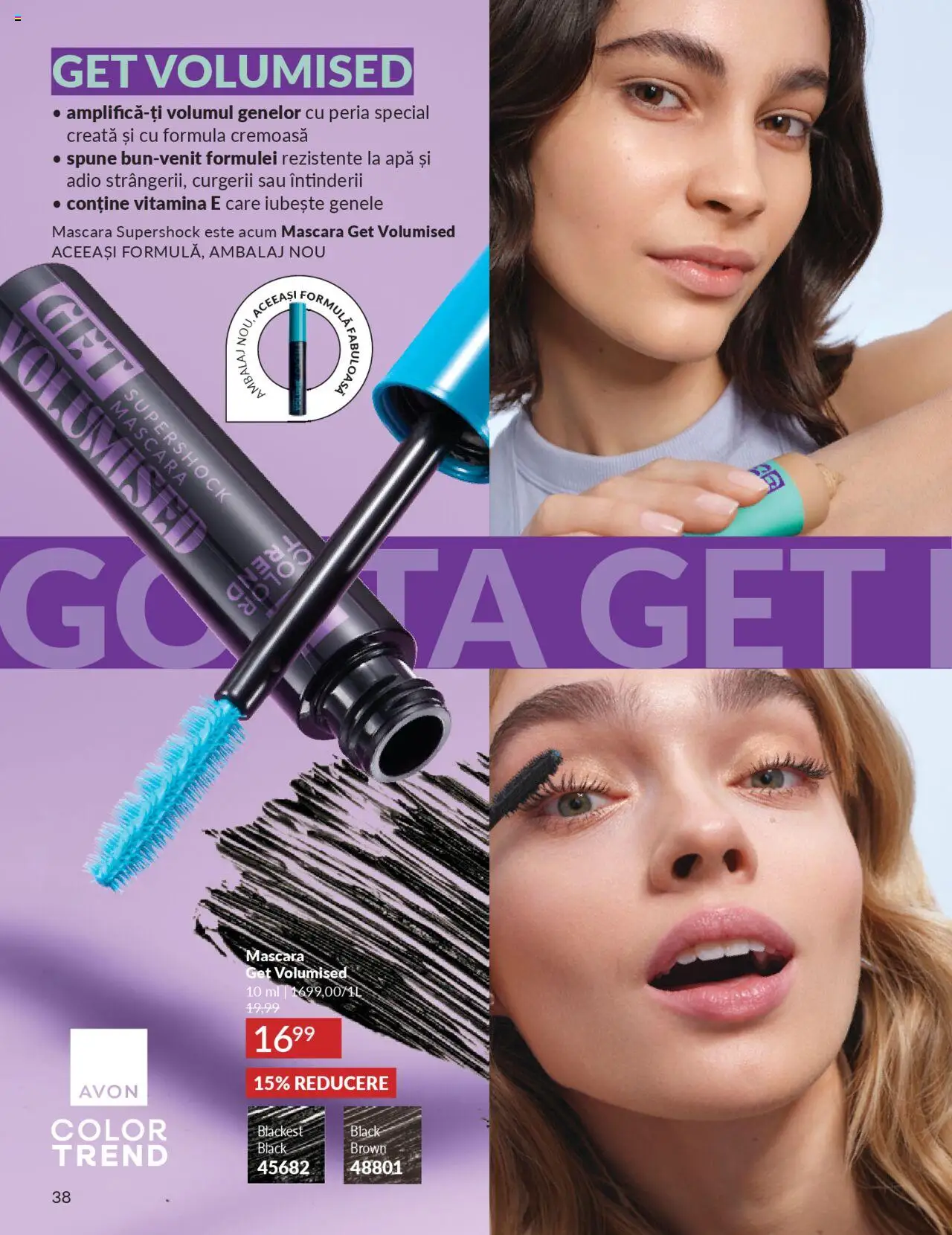 Catalog Avon 1 - 29 Septembrie 2025 | Pagina 38 | Produse: Mascara, Apă