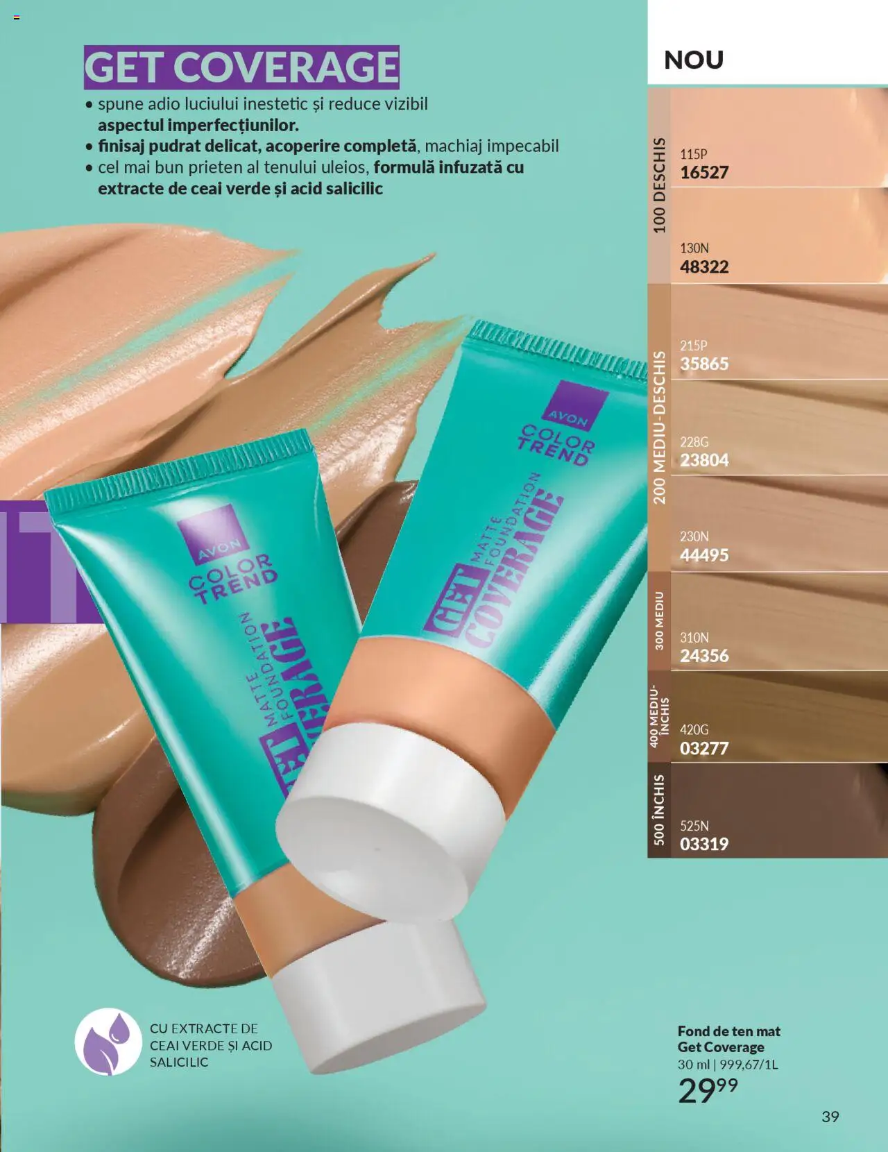 Catalog Avon 1 - 29 Septembrie 2025 | Pagina 39 | Produse: Fond de ten, Machiaj, Ceai