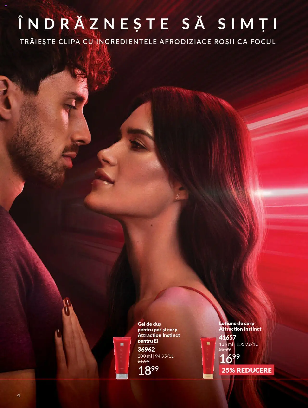 Catalog Avon 1 - 29 Septembrie 2025 | Pagina 4 | Produse: Body, Duș, Gel de duș, Roșii