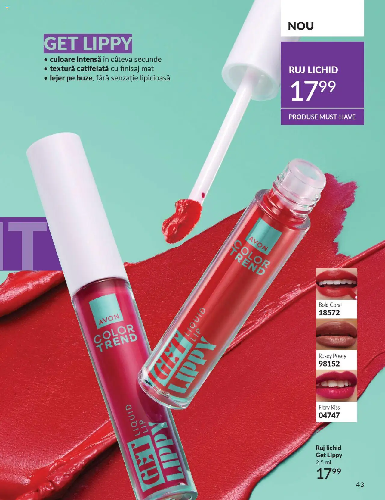 Catalog Avon 1 - 29 Septembrie 2025 | Pagina 43 | Produse: Ruj