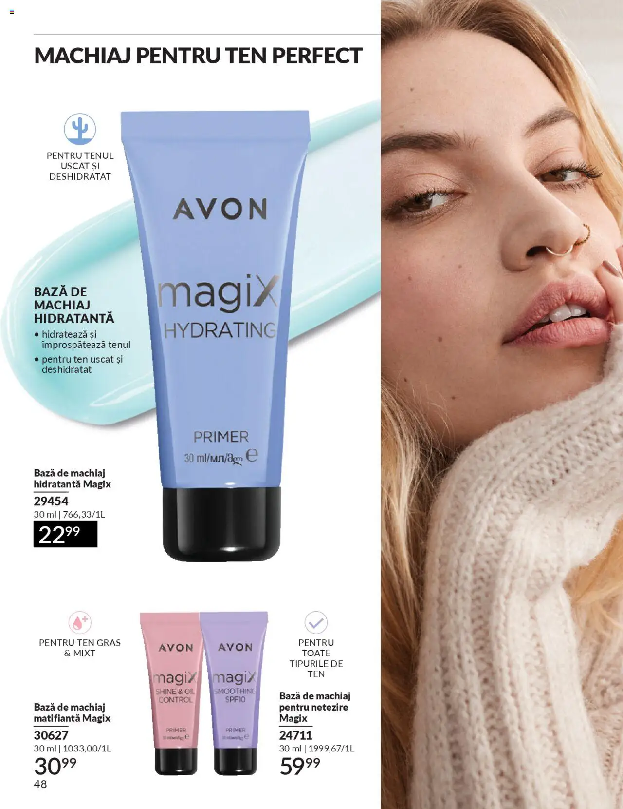 Catalog Avon 1 - 29 Septembrie 2025 | Pagina 48 | Produse: Bază de machiaj, Machiaj