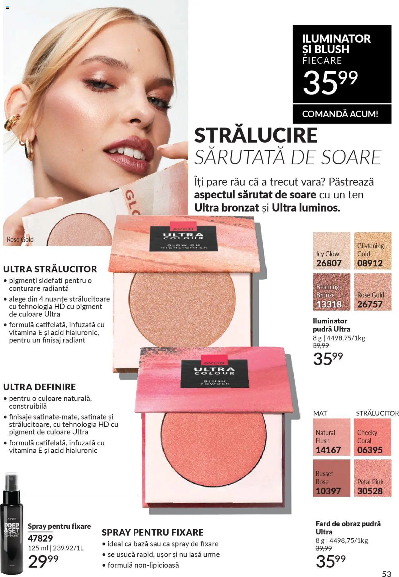 Catalog Avon 1 - 29 Septembrie 2025 | Pagina 53 | Produse: Pudră, Blush, Iluminator