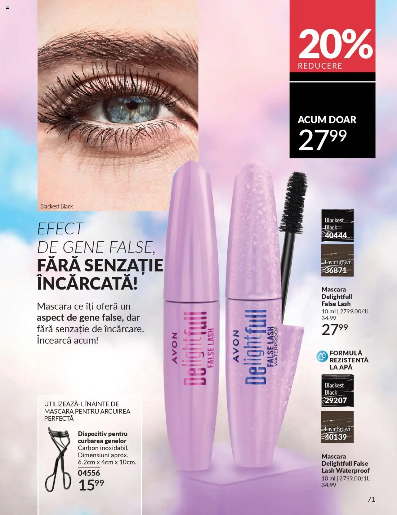 Catalog Avon 1 - 29 Septembrie 2025 | Pagina 71 | Produse: Mascara, Apă
