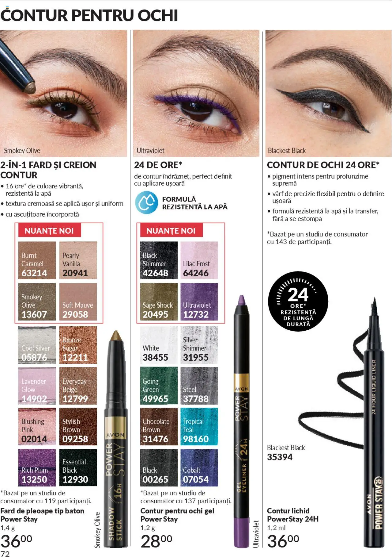Catalog Avon 1 - 29 Septembrie 2025 | Pagina 72 | Produse: Ascuțitoare, Fard de pleoape, Apă