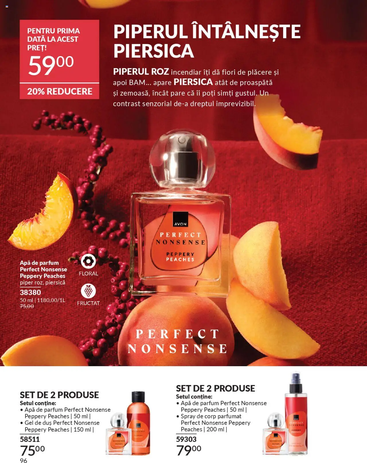 Catalog Avon 1 - 29 Septembrie 2025 | Pagina 96 | Produse: Apă de parfum, Parfum, Gel de duș, Apă