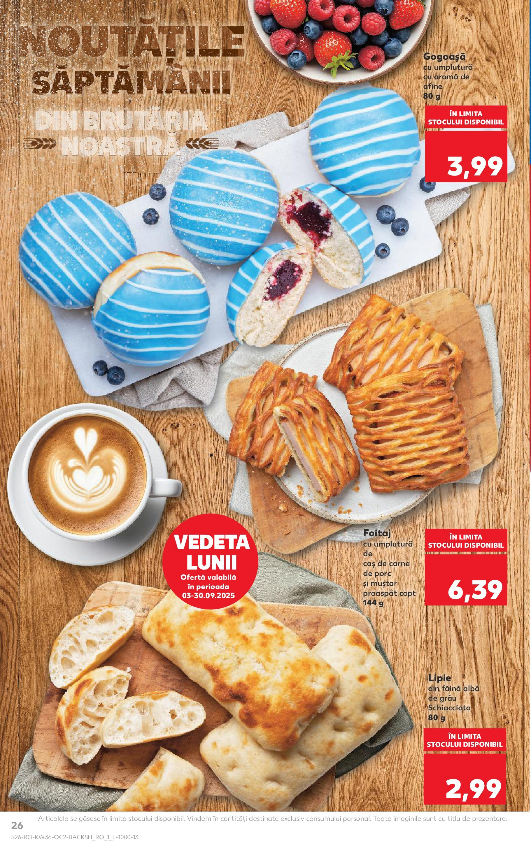 Catalog Kaufland 3 - 8 Septembrie 2025 | Pagina 26 | Produse: Afine, Carne De Porc, Făină, Muștar