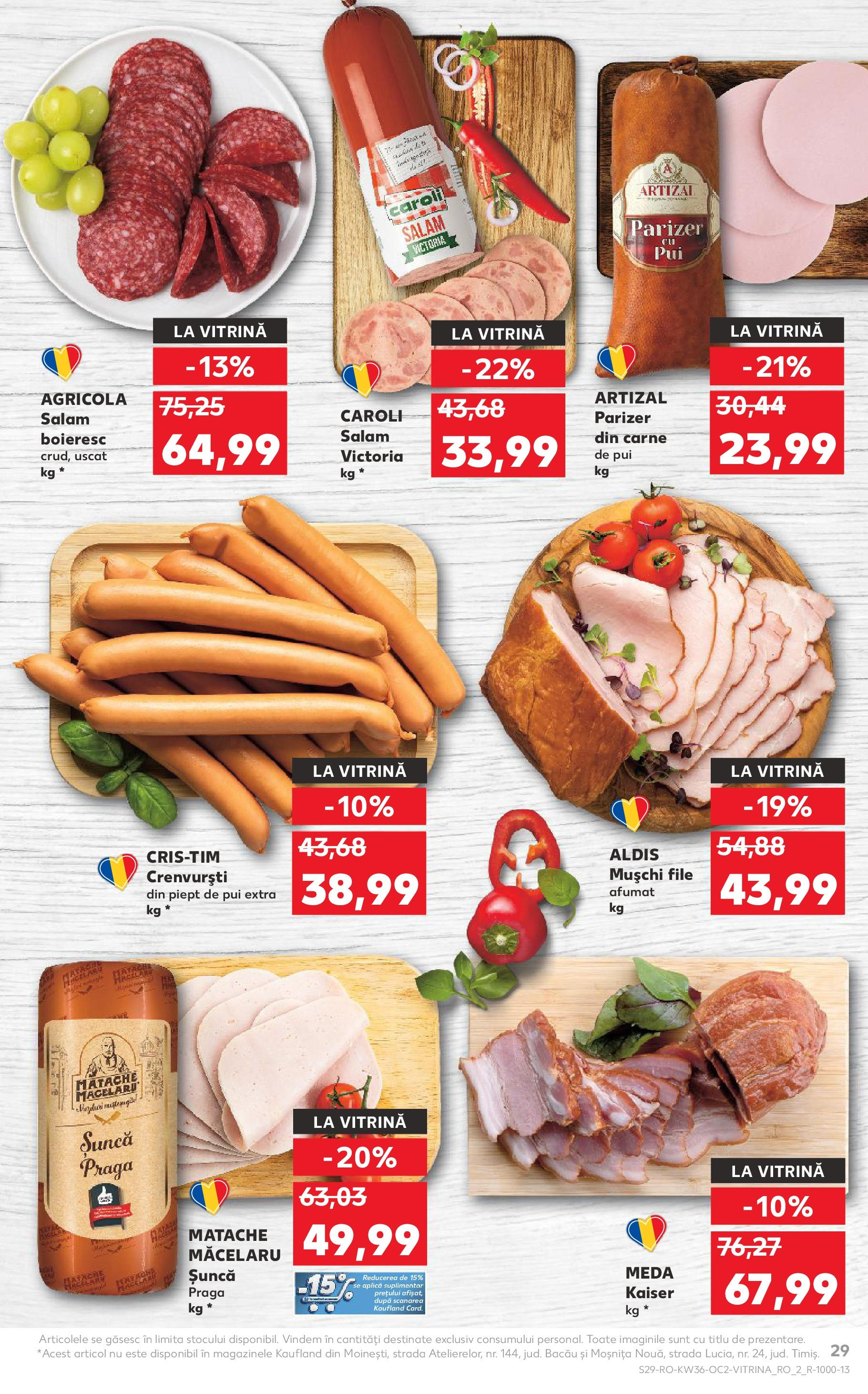 Catalog Kaufland 3 - 8 Septembrie 2025 | Pagina 29 | Produse: Vitrină, Salam, Carne De Pui, Parizer