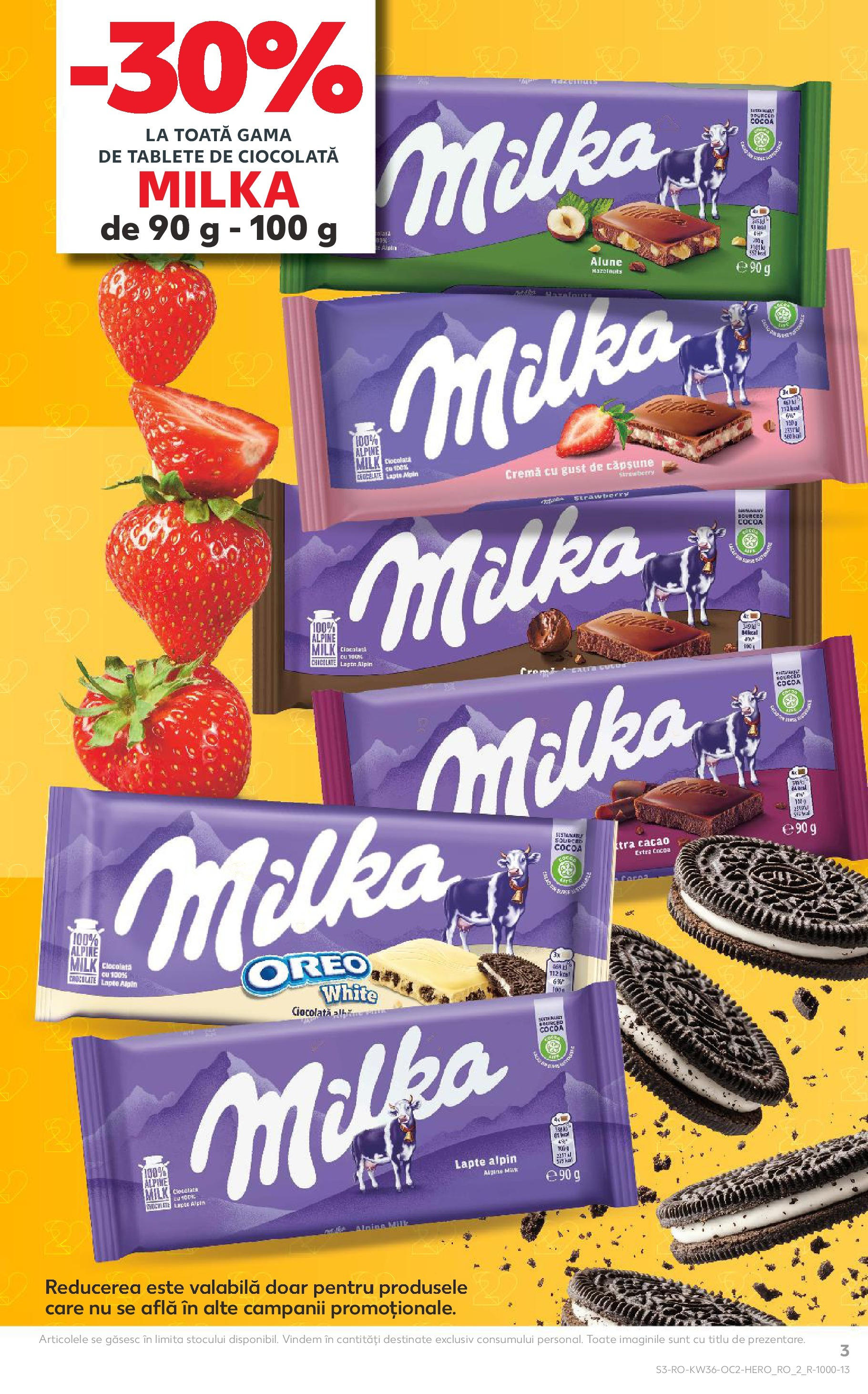 Catalog Kaufland 3 - 8 Septembrie 2025 | Pagina 3 | Produse: Lapte, Cremă, Ciocolată, Cacao