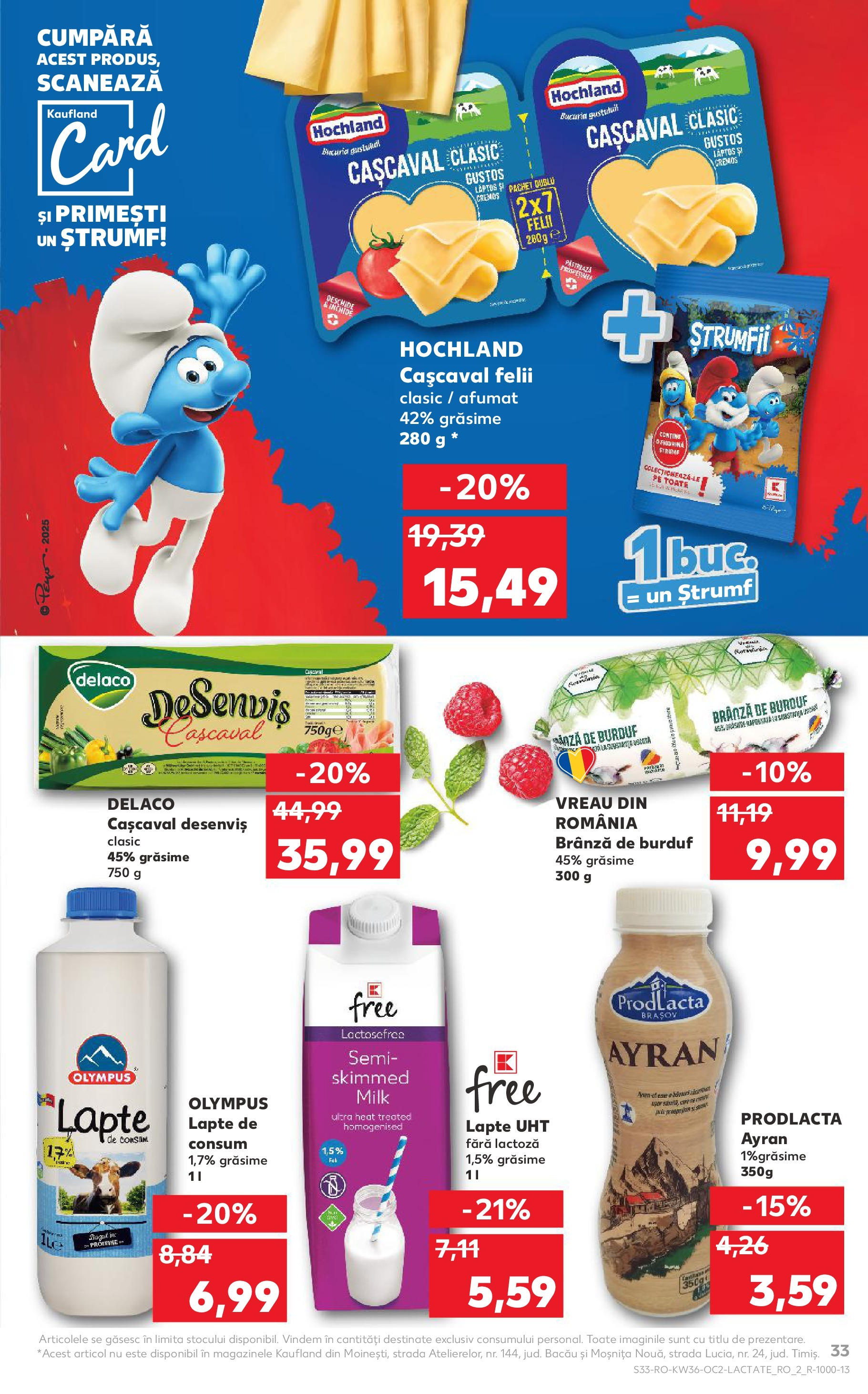Catalog Kaufland 3 - 8 Septembrie 2025 | Pagina 33 | Produse: Light Kedi Konservesi, Masaüstü kılıfı, Cașcaval, Brânză