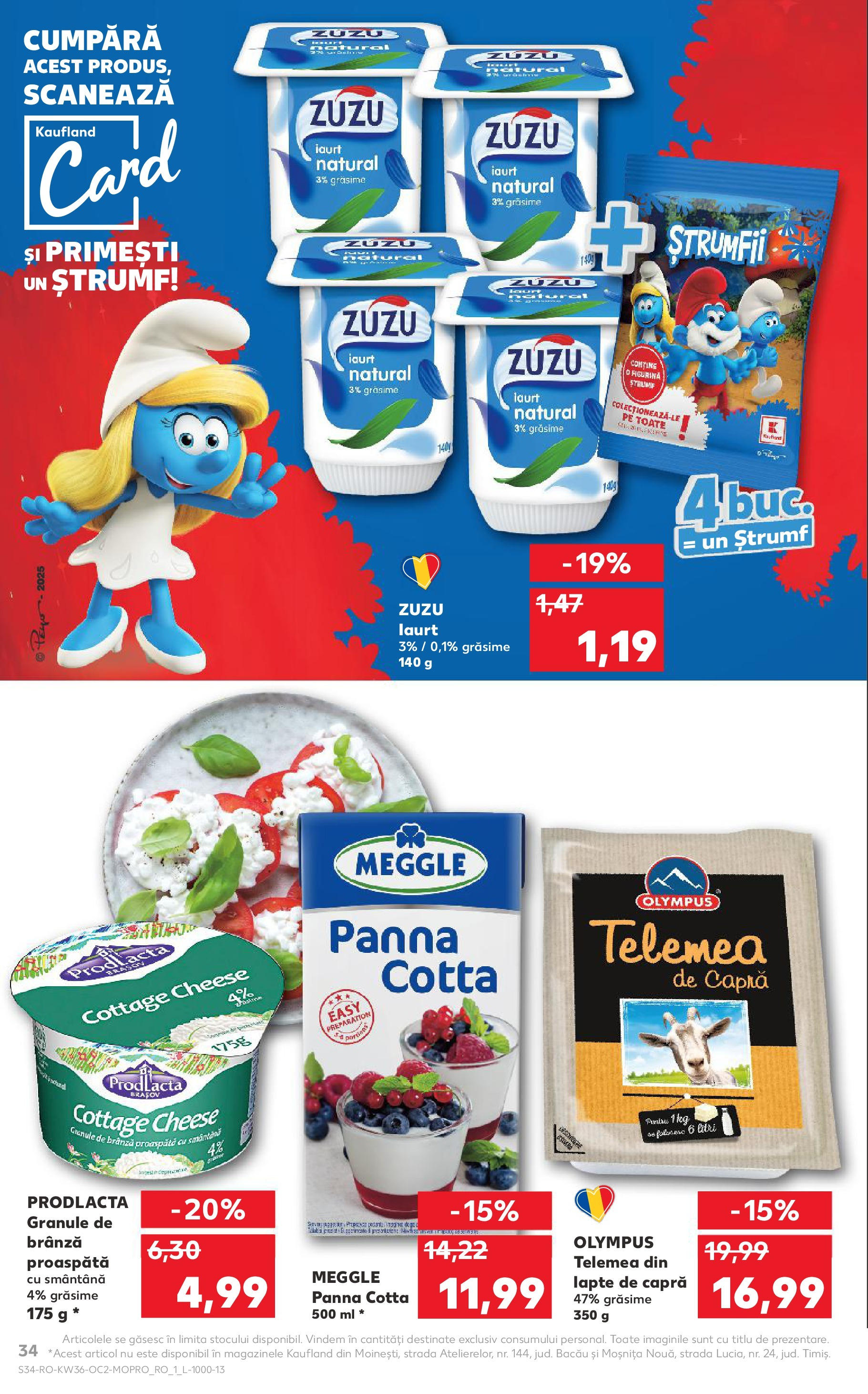 Catalog Kaufland 3 - 8 Septembrie 2025 | Pagina 34 | Produse: Lapte, Brânză, Iaurt, Smântână