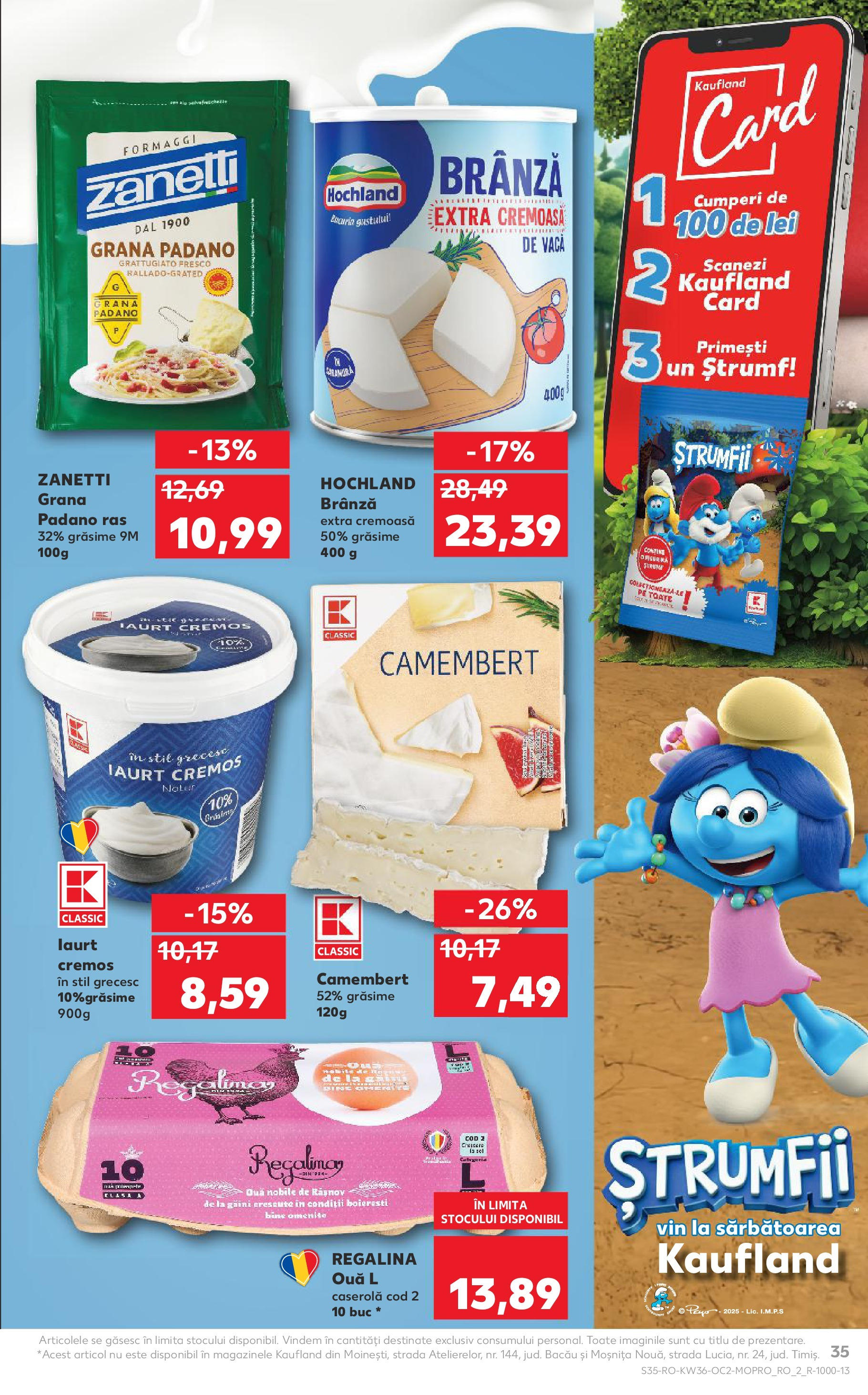 Catalog Kaufland 3 - 8 Septembrie 2025 | Pagina 35 | Produse: Brânză, Iaurt, Ouă, Vin