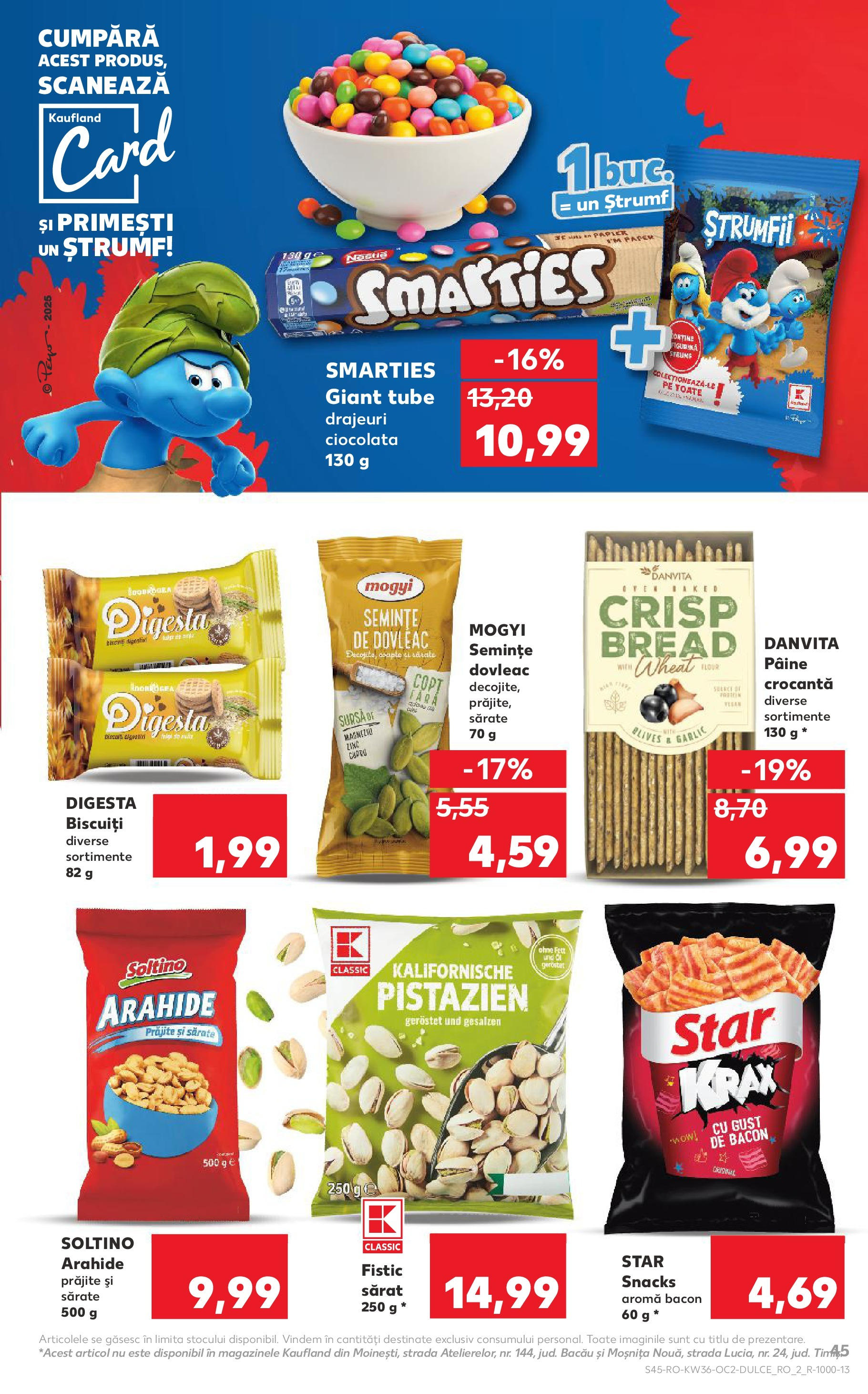 Catalog Kaufland 3 - 8 Septembrie 2025 | Pagina 45 | Produse: Bacon, Arahide, Ciocolată, Fistic