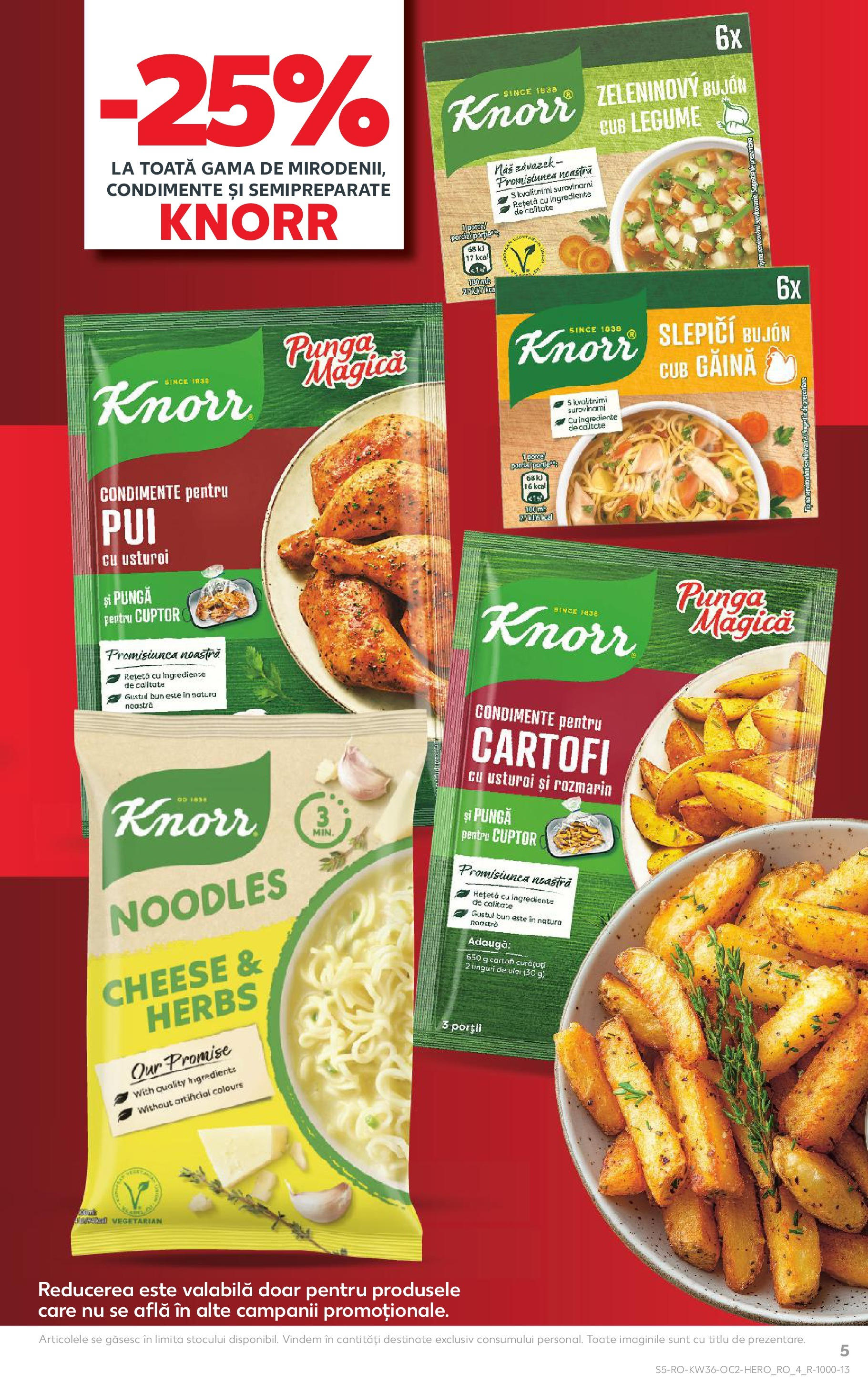 Catalog Kaufland 3 - 8 Septembrie 2025 | Pagina 5 | Produse: Pungă, Noodles, Cartofi, Legume
