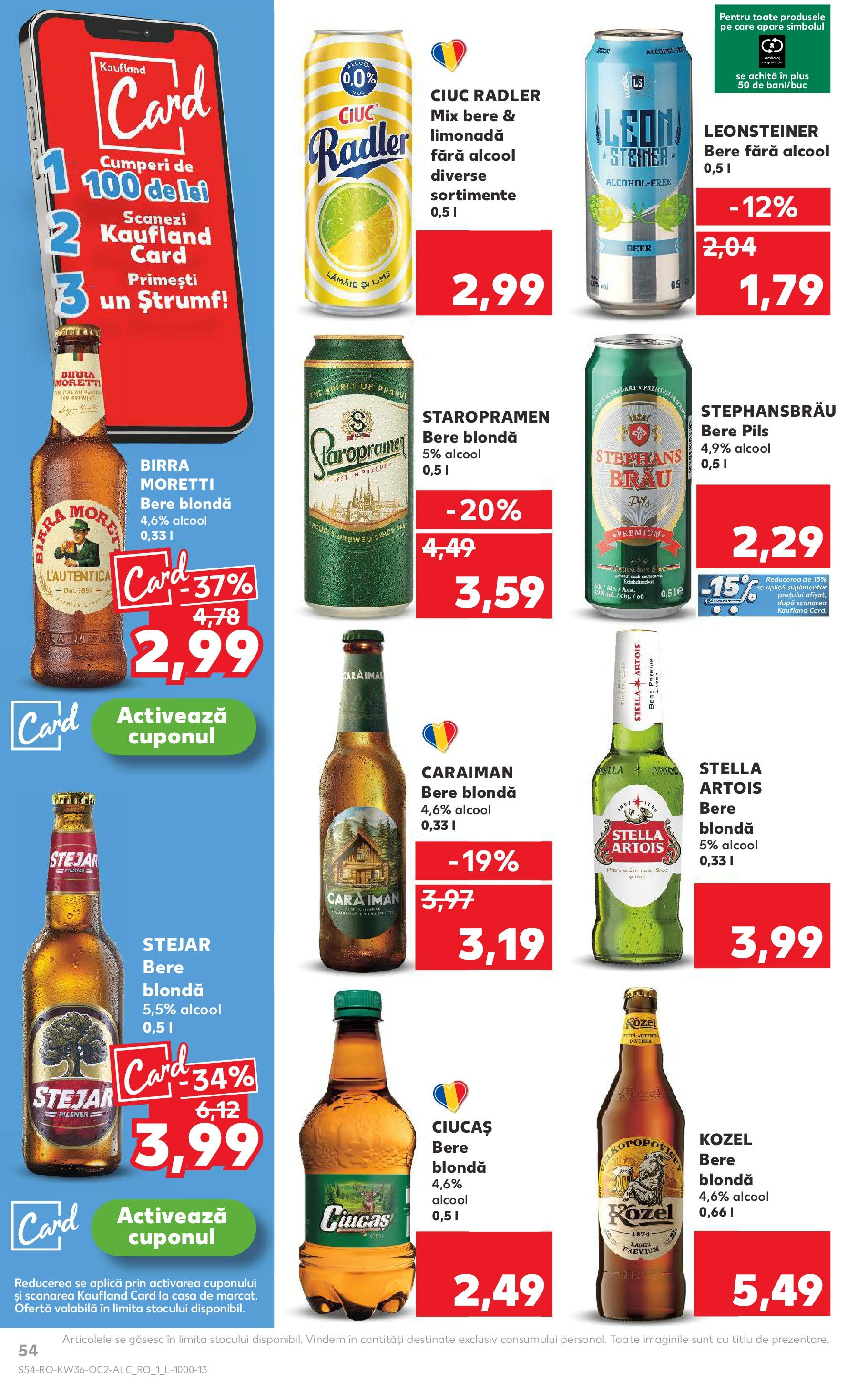Catalog Kaufland 3 - 8 Septembrie 2025 | Pagina 54 | Produse: Lime, Sıcak su torbası, Bere