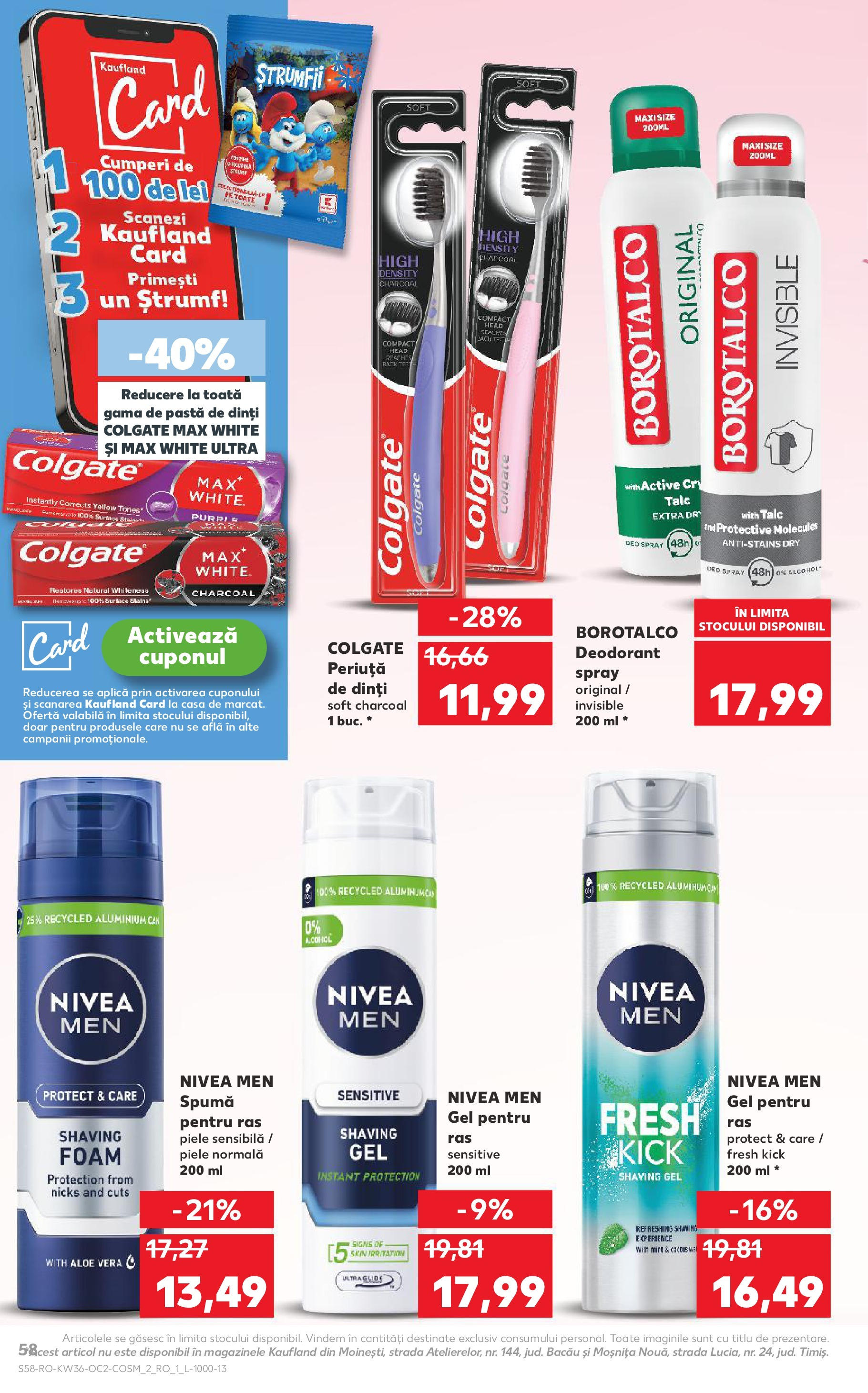 Catalog Kaufland 3 - 8 Septembrie 2025 | Pagina 58 | Produse: Aloe vera, Deodorant, Pastă de dinți, Periuță de dinți