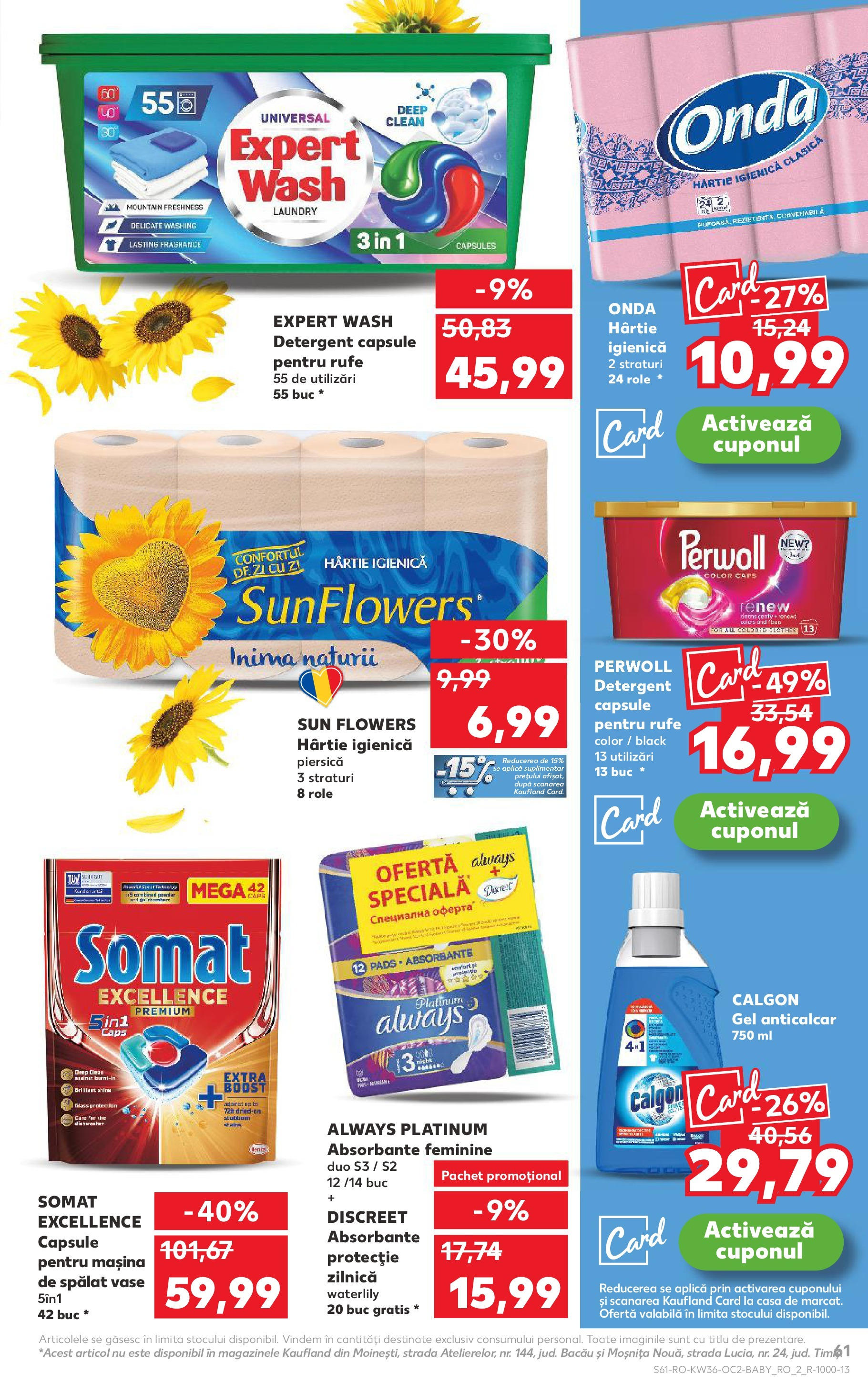 Catalog Kaufland 3 - 8 Septembrie 2025 | Pagina 61 | Produse: Pomelo, Mașină De Spălat, Detergent, Absorbante