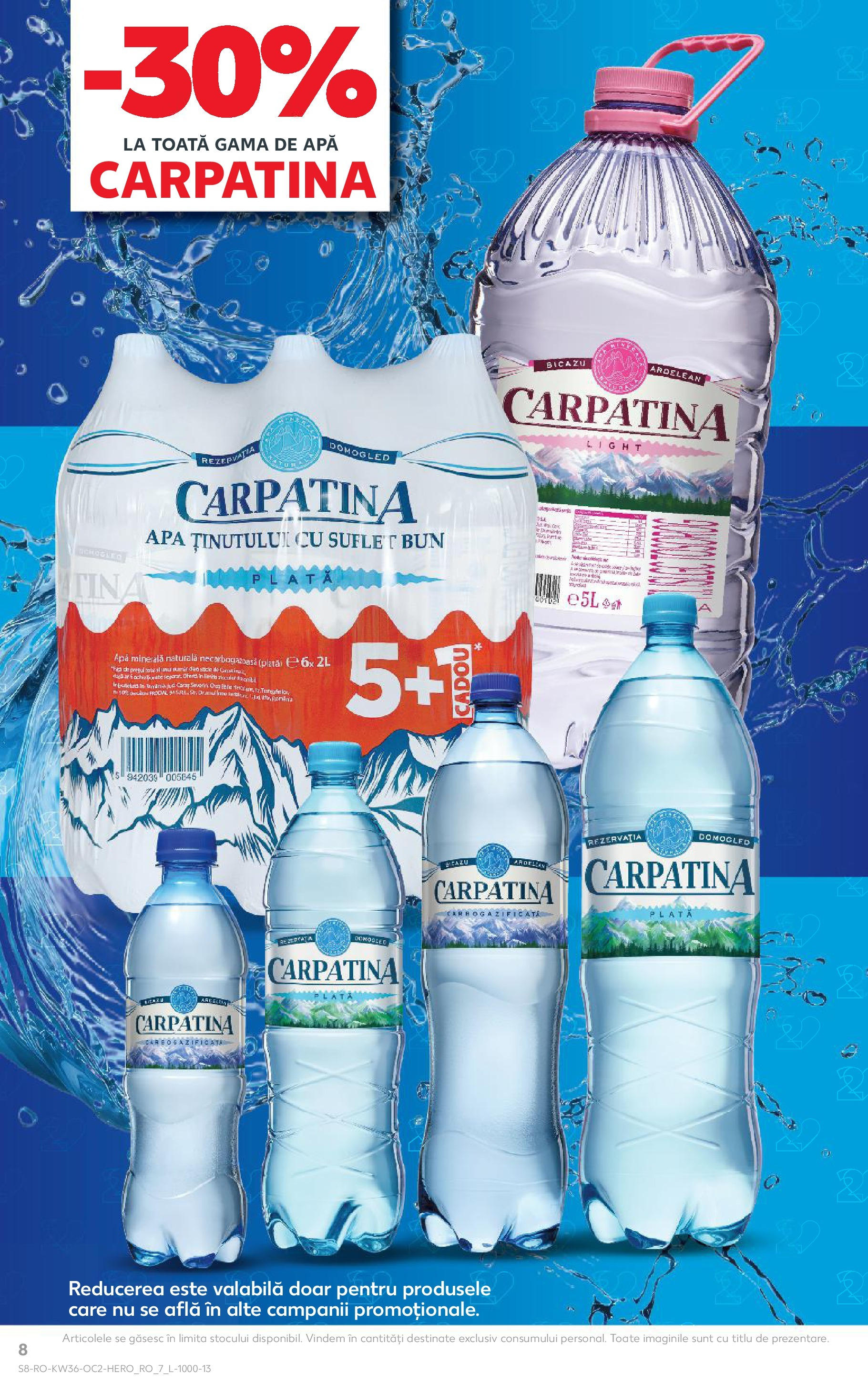 Catalog Kaufland 3 - 8 Septembrie 2025 | Pagina 8 | Produse: Yazı tahtası kalemi, Apă