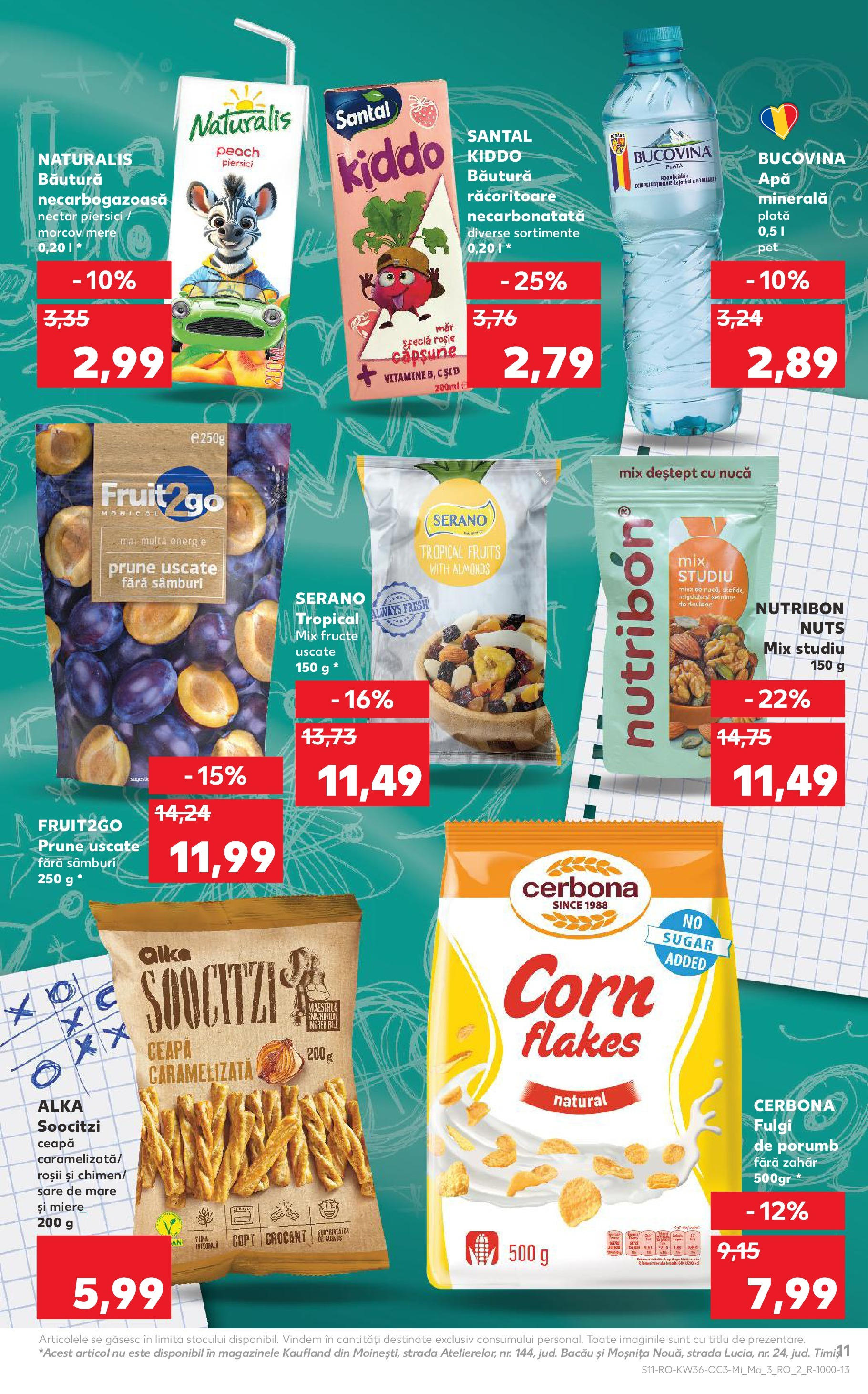 Catalog Kaufland 3 - 8 Septembrie 2025 | Pagina 11 | Produse: Yazı tahtası kalemi, Mere, Fulgi, Ceapă