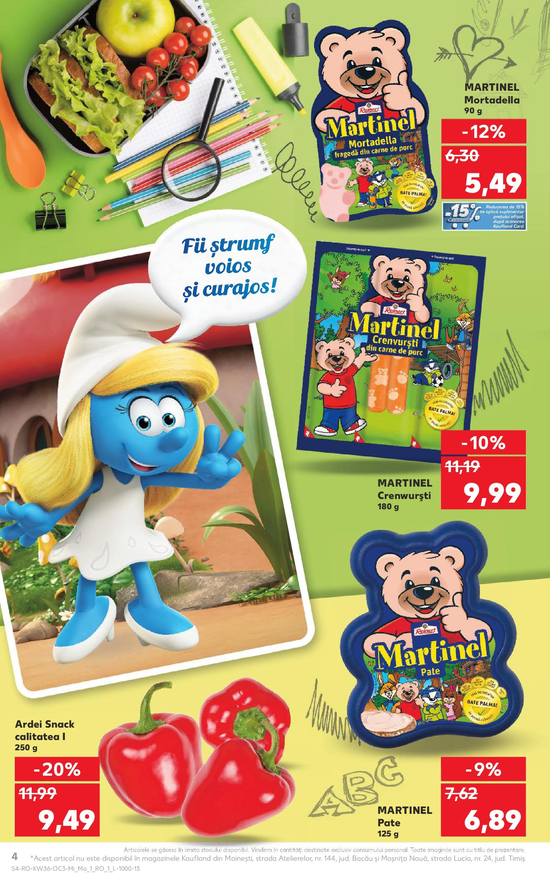 Catalog Kaufland 3 - 8 Septembrie 2025 | Pagina 4 | Produse: Pate, Ardei, Crenvurști, Carne De Porc
