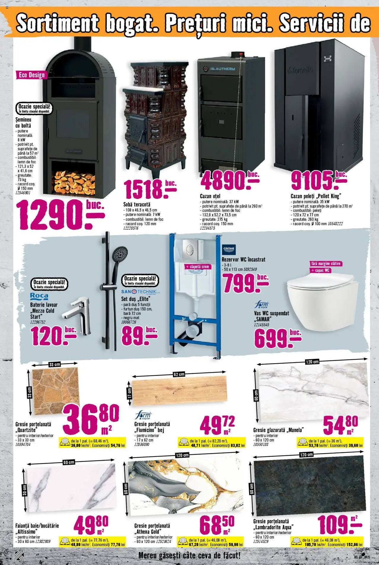 Catalog Hornbach 3 Septembrie - 1 Octombrie 2025 | Pagina 6 | Produse: Faianță, Sobă, Lavoar, Baterie