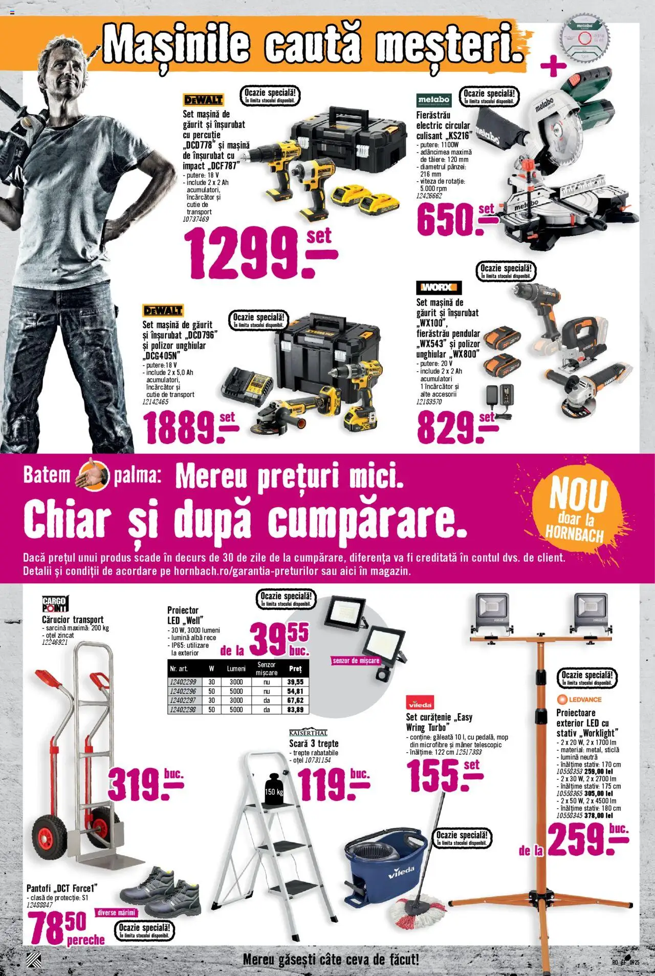 Catalog Hornbach 3 Septembrie - 1 Octombrie 2025 | Pagina 8 | Produse: T cetveli, Pantofi, Mop, Cutie