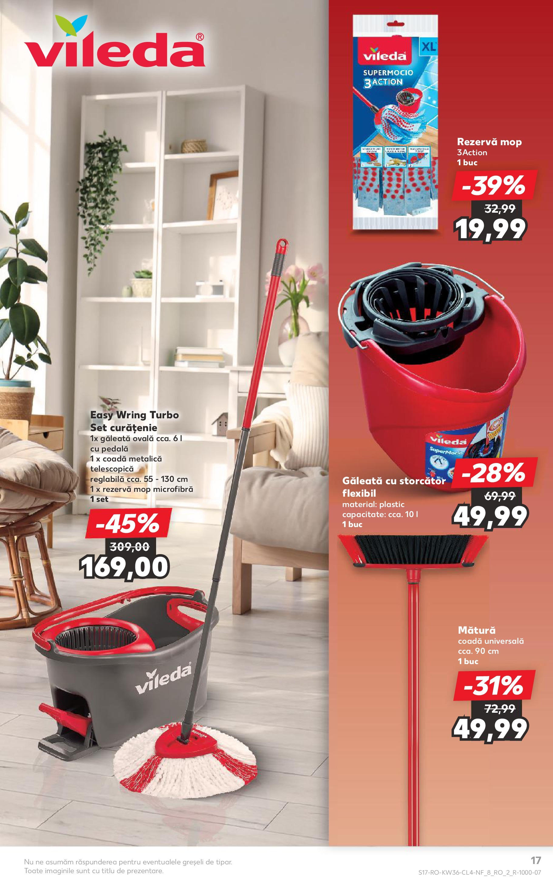 Catalog Kaufland 3 - 8 Septembrie 2025 | Pagina 17 | Produse: Storcător, Mop, Mătură
