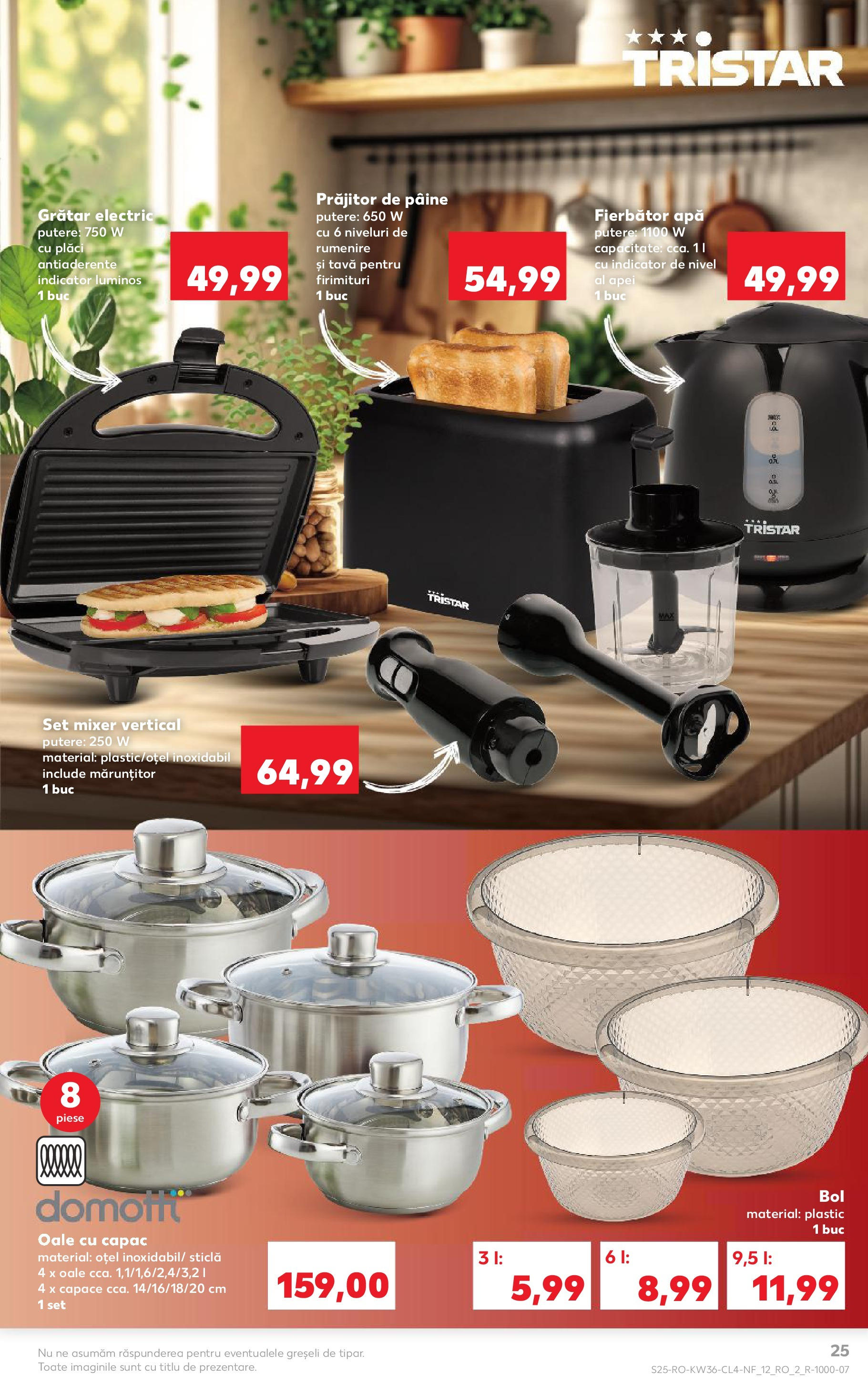 Catalog Kaufland 3 - 8 Septembrie 2025 | Pagina 25 | Produse: Blender, Mixer, Grătar, Apă
