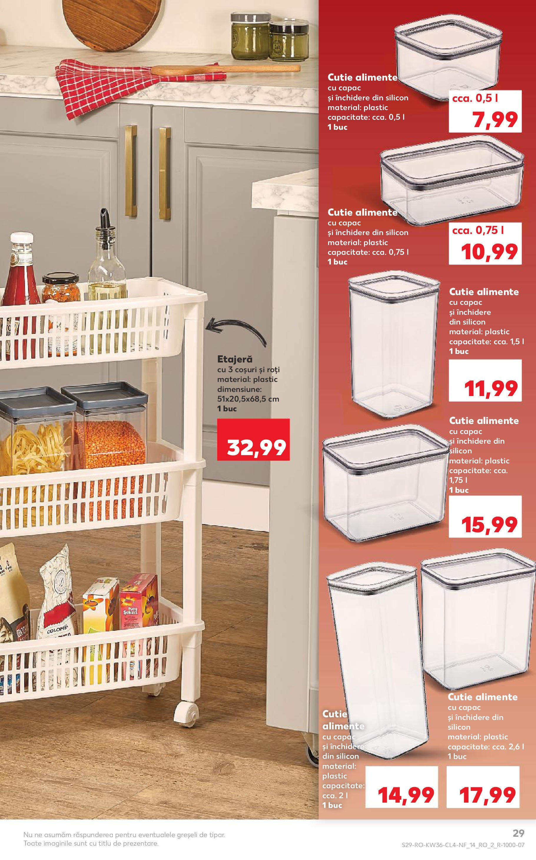 Catalog Kaufland 3 - 8 Septembrie 2025 | Pagina 29 | Produse: Cutie alimente, Cutie, Etajeră