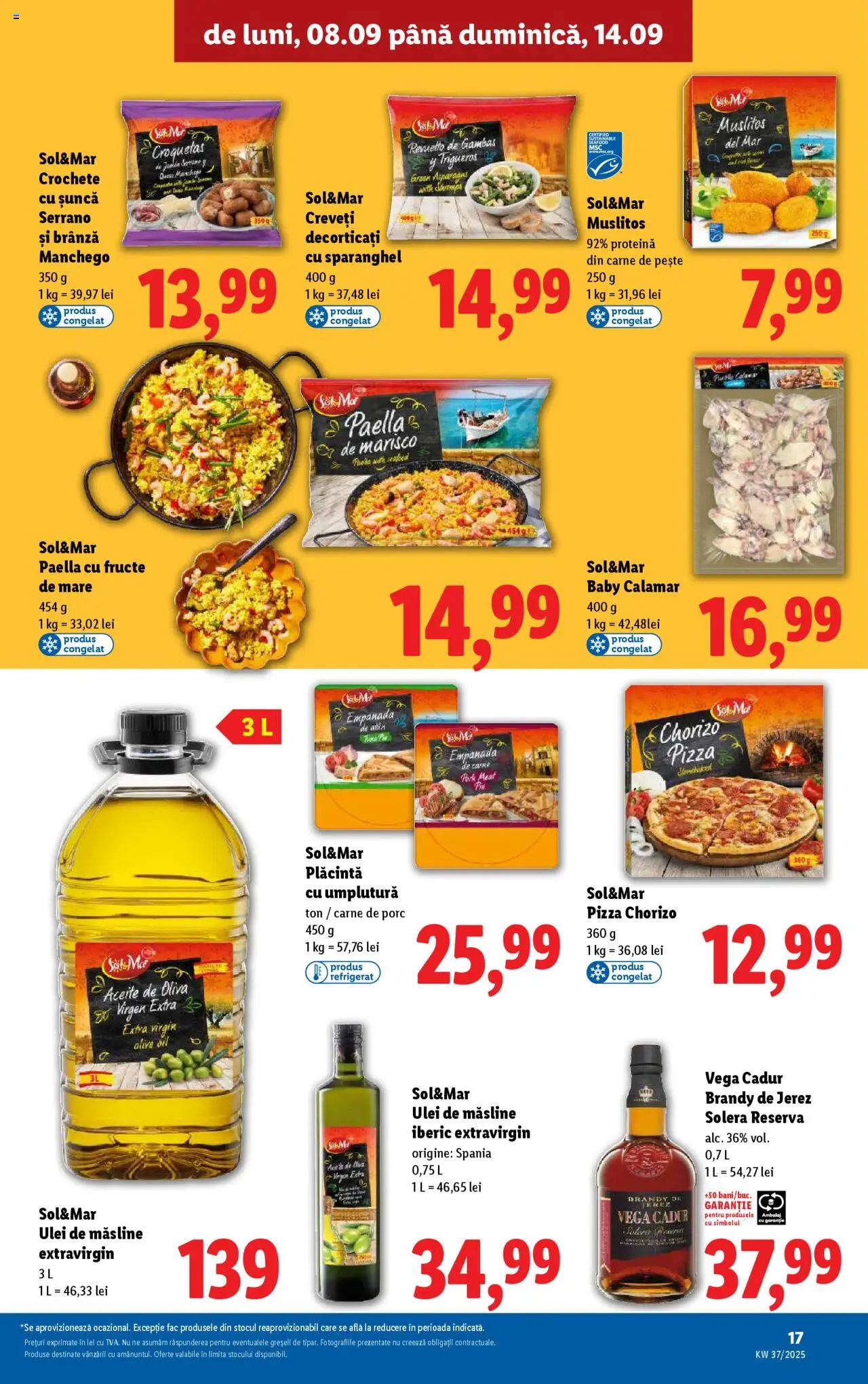 Catalog LIDL 8 - 13 Septembrie 2025 | Pagina 17 | Produse: Brânză, Șuncă, Carne De Porc, Pește