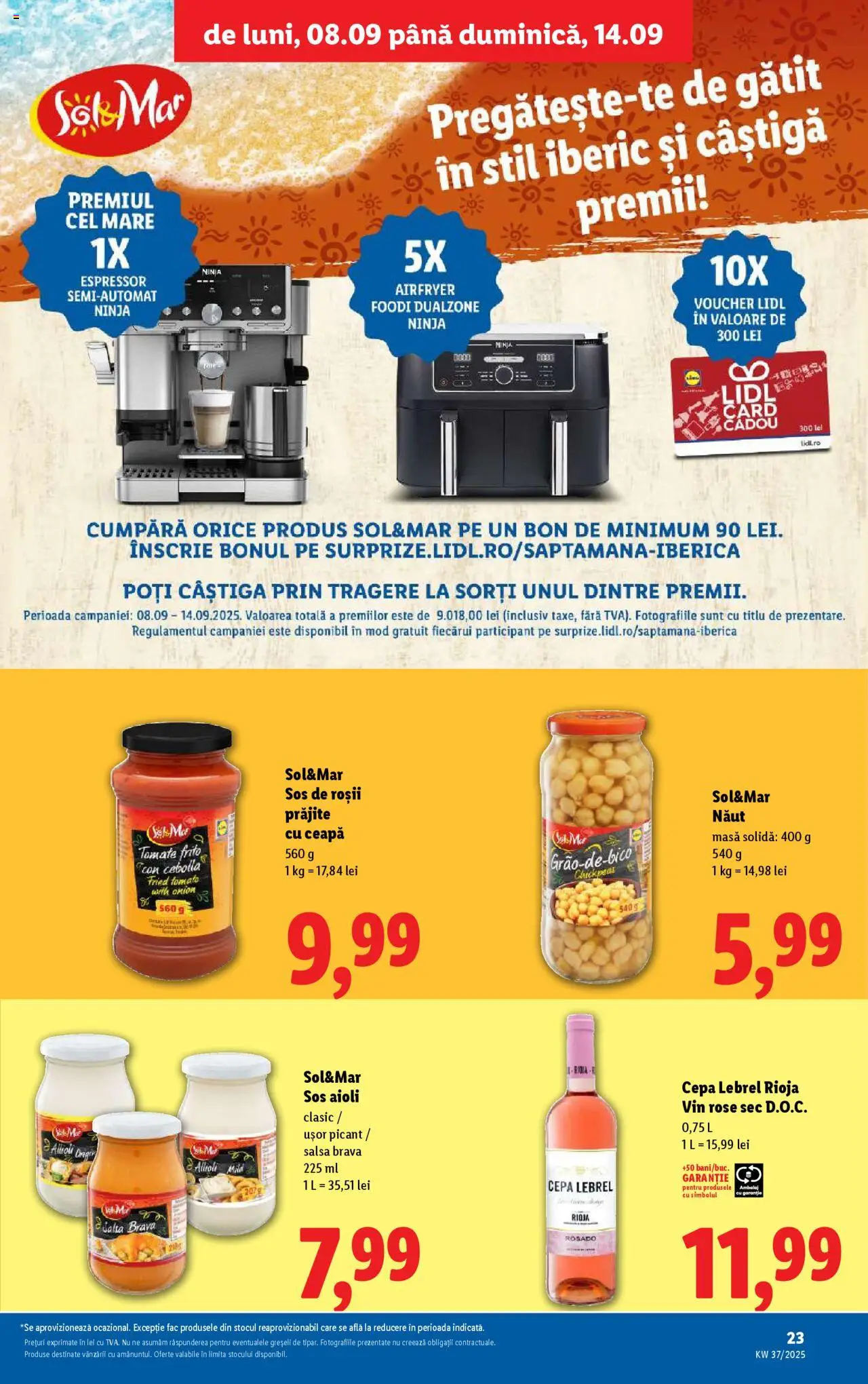 Catalog LIDL 8 - 13 Septembrie 2025 | Pagina 23 | Produse: Espressor, Masă, Vin, Ceapă
