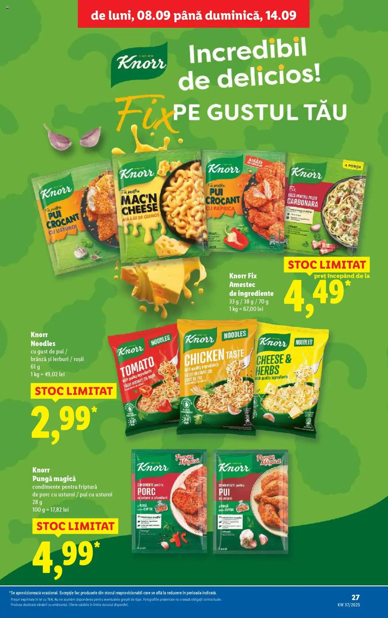 Catalog LIDL 8 - 13 Septembrie 2025 | Pagina 27 | Produse: Pungă, Hacıyatmaz Kedi Oyuncağı, Brânză, Roșii