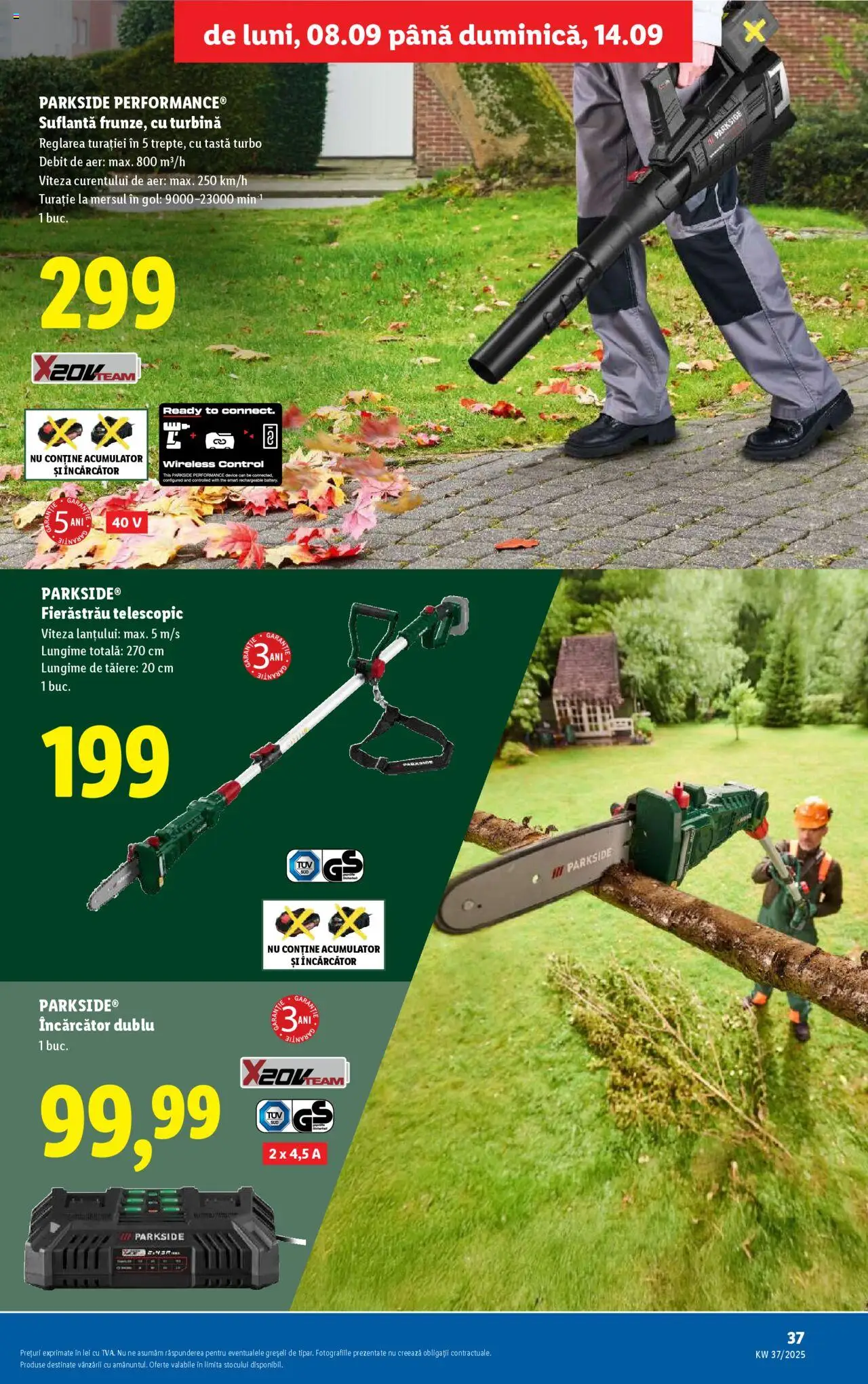 Catalog LIDL 8 - 13 Septembrie 2025 | Pagina 37 | Produse: Încărcător, Suflantă