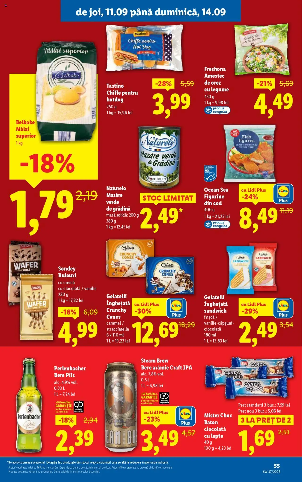 Catalog LIDL 8 - 13 Septembrie 2025 | Pagina 55 | Produse: Lapte, Ciocolată, Ayakkabı düzenleyici, Înghețată