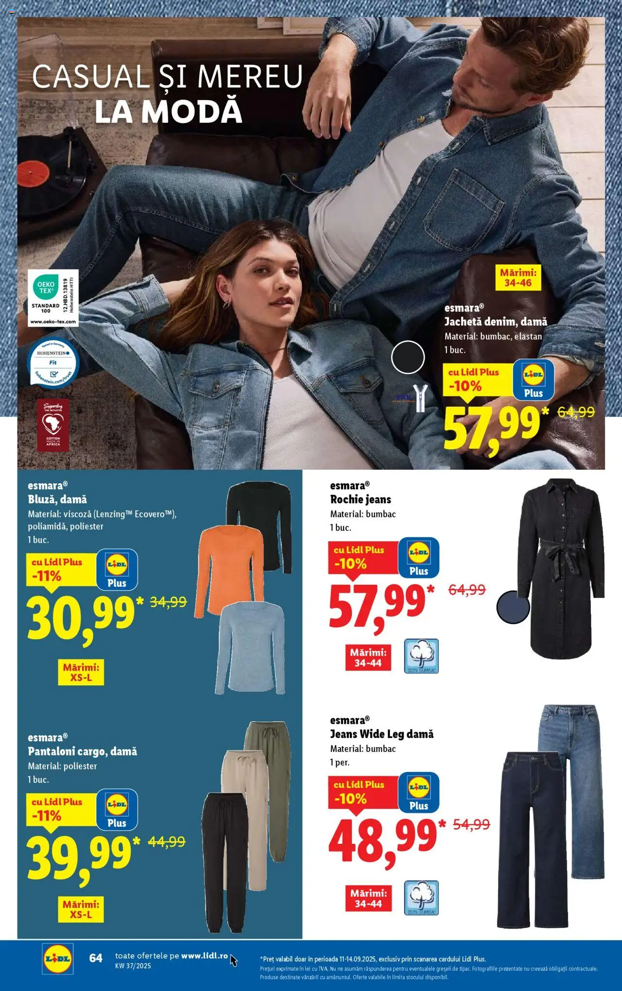 Catalog LIDL 8 - 13 Septembrie 2025 | Pagina 64 | Produse: Rochie, Jachetă, Pantaloni