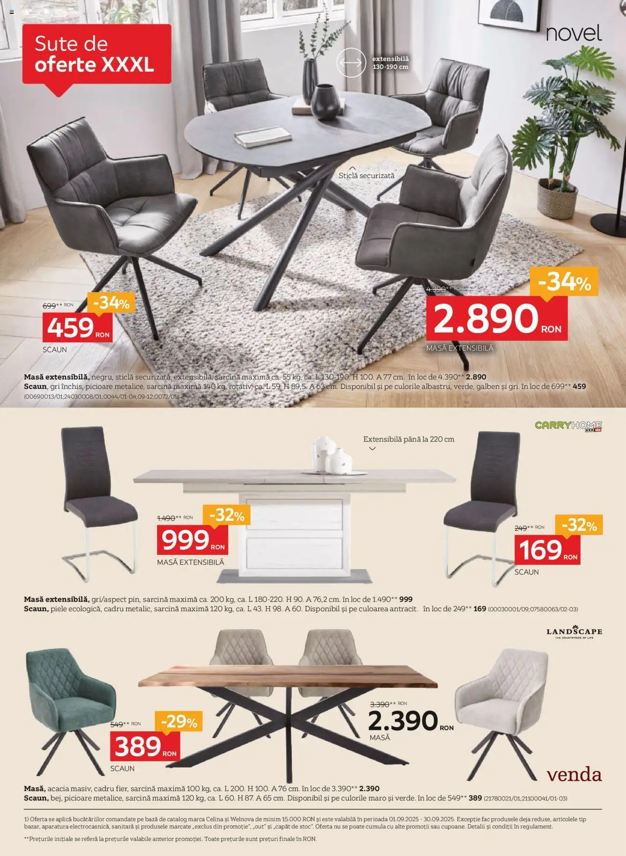 Catalog XXXLutz 1 - 29 Septembrie 2025 | Pagina 10 | Produse: Masă, Scaun
