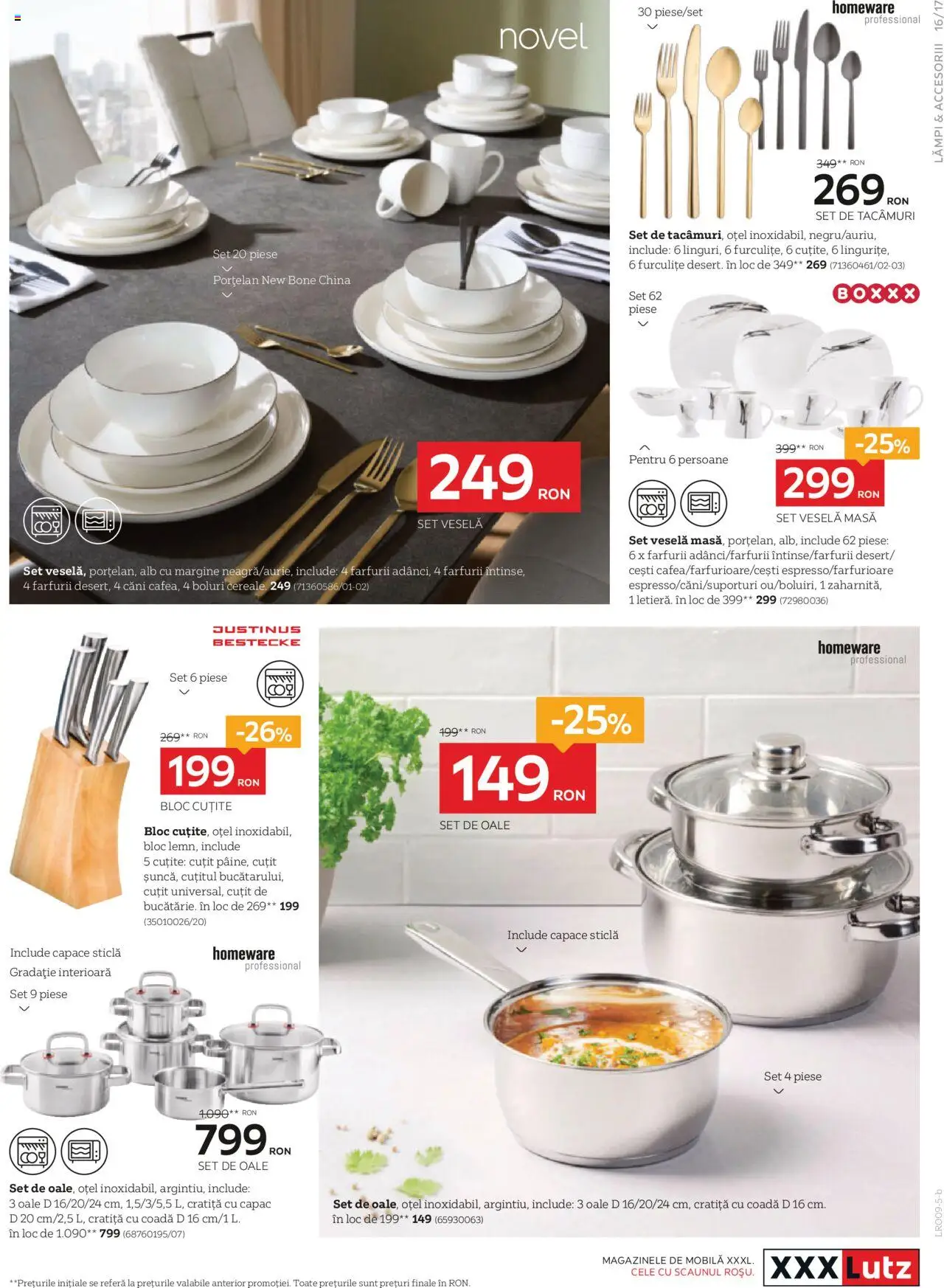Catalog XXXLutz 1 - 29 Septembrie 2025 | Pagina 17 | Produse: Cratiță, Masă, Cuțit, Dağ çileği