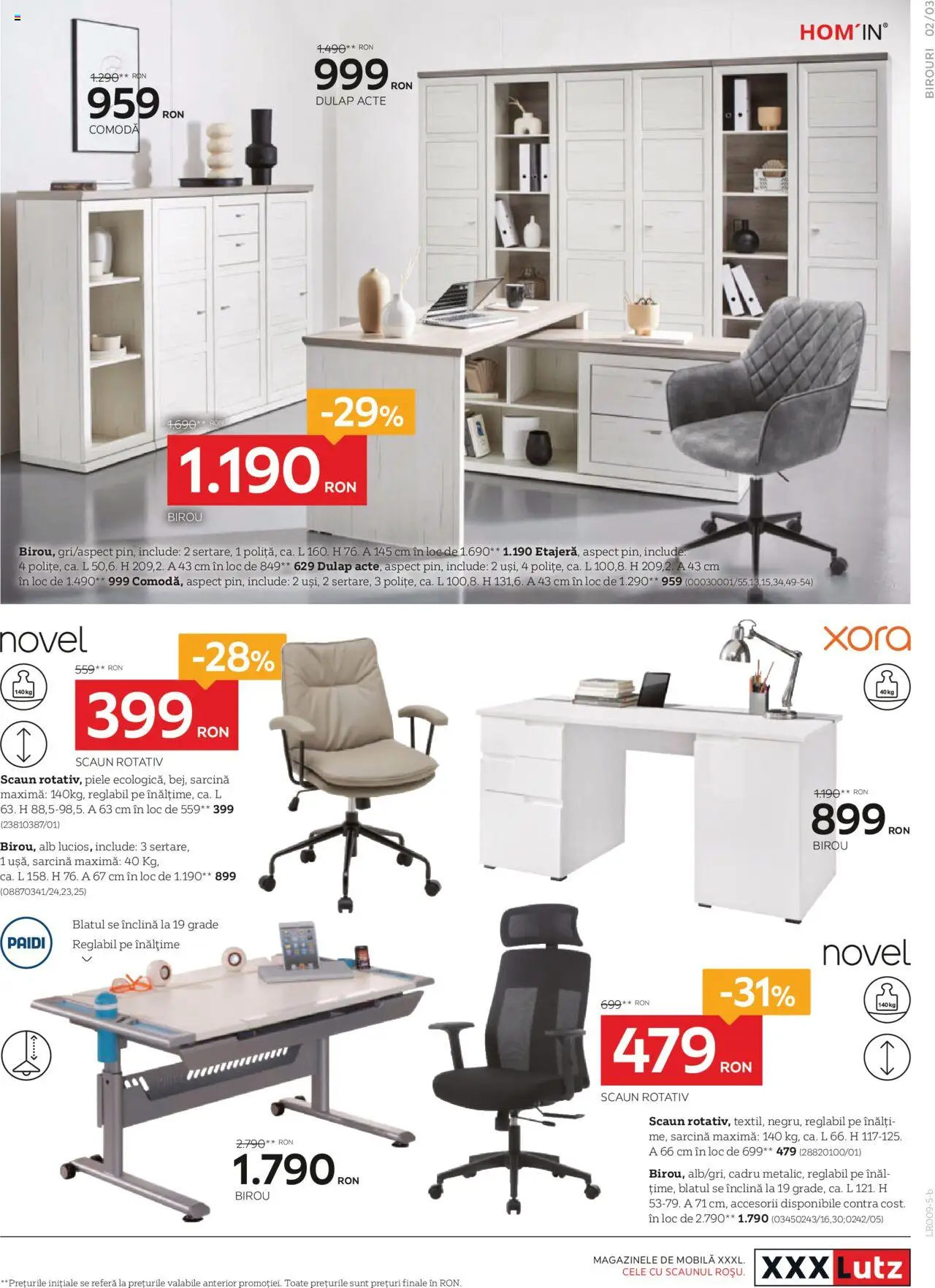 Catalog XXXLutz 1 - 29 Septembrie 2025 | Pagina 3 | Produse: Çikolatalı gofret, Scaun, Comodă
