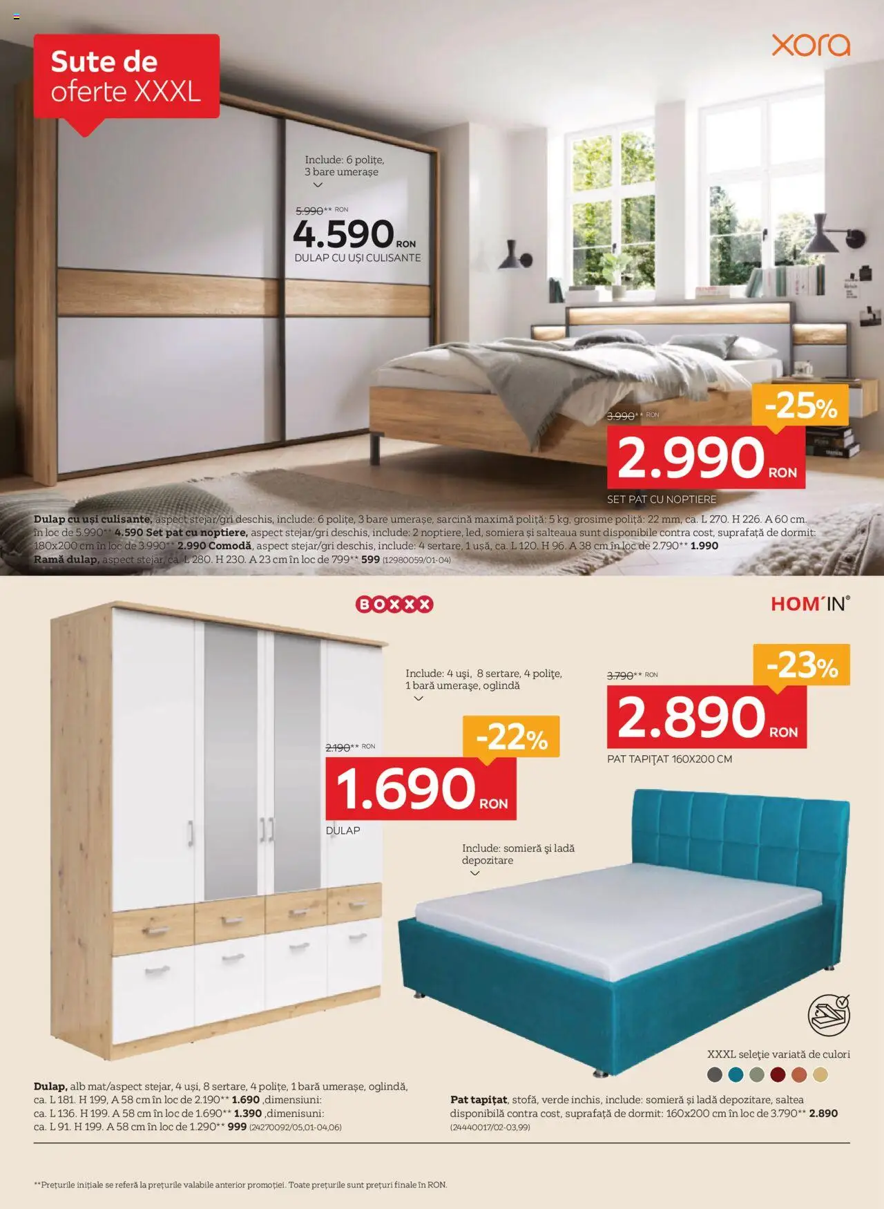 Catalog XXXLutz 1 - 29 Septembrie 2025 | Pagina 4 | Produse: Pat, Saltea, Oglindă