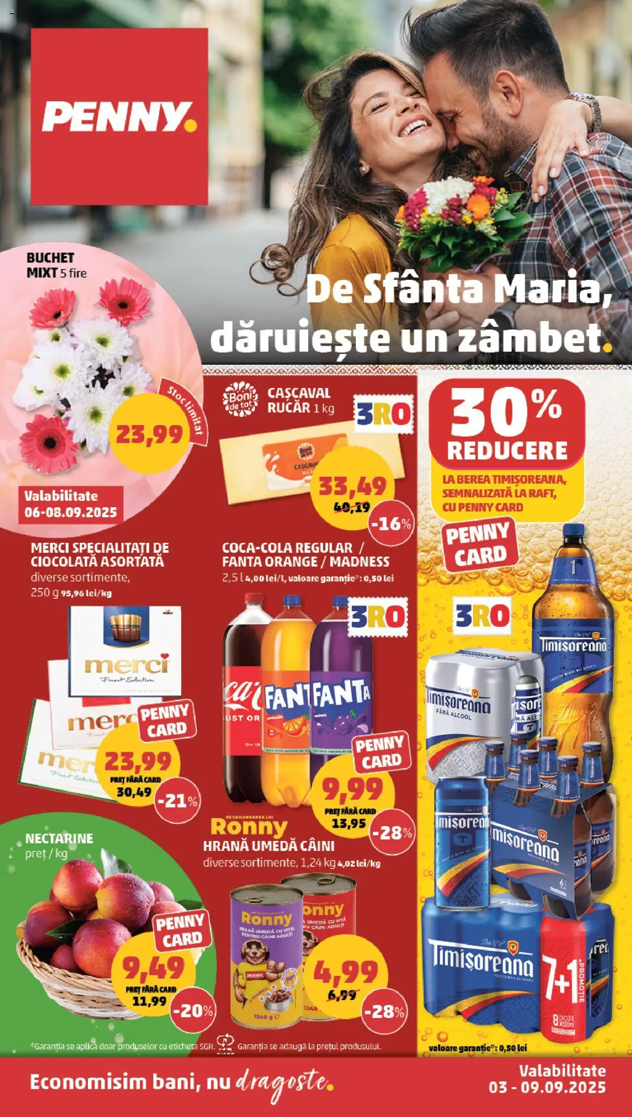 Catalog PENNY Market 3 - 8 Septembrie 2025 | Pagina 1 | Produse: Temizlik kovası, Cașcaval, Ciocolată, Bere