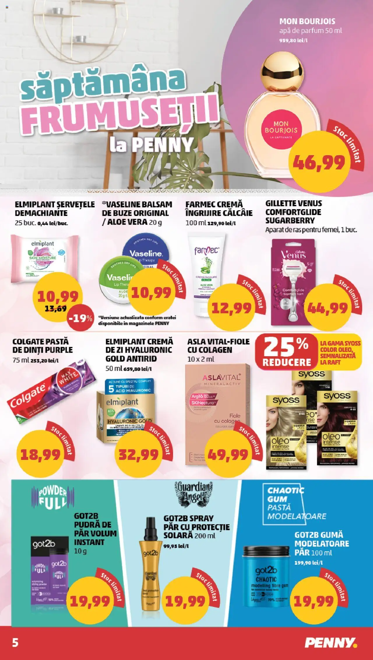 Catalog PENNY Market 3 - 8 Septembrie 2025 | Pagina 5 | Produse: Apă de parfum, Aparat De Ras, Parfum, Pastă de dinți