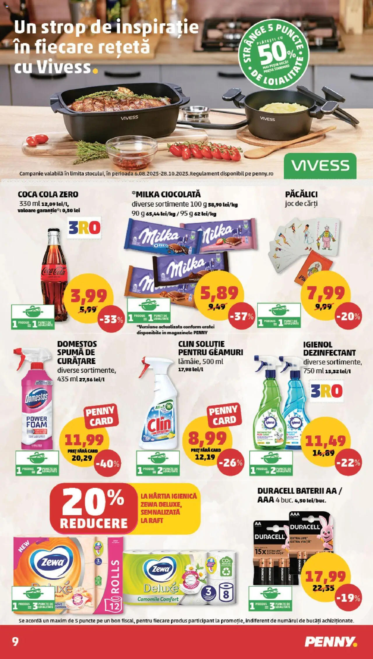 Catalog PENNY Market 3 - 8 Septembrie 2025 | Pagina 9 | Produse: Raft, Baterii, Amerikan servis, Cărți