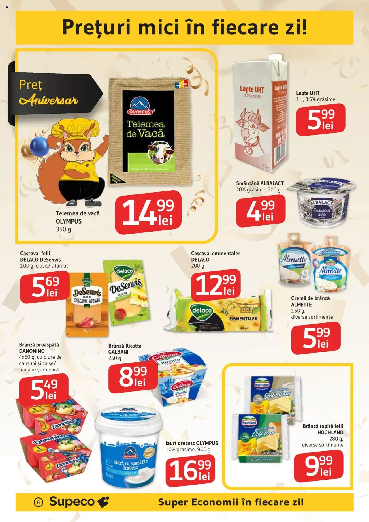 Catalog Supeco 4 - 16 Septembrie 2025 | Pagina 6 | Produse: Zmeură, Banane, Cremă de brânză, Căpșuni