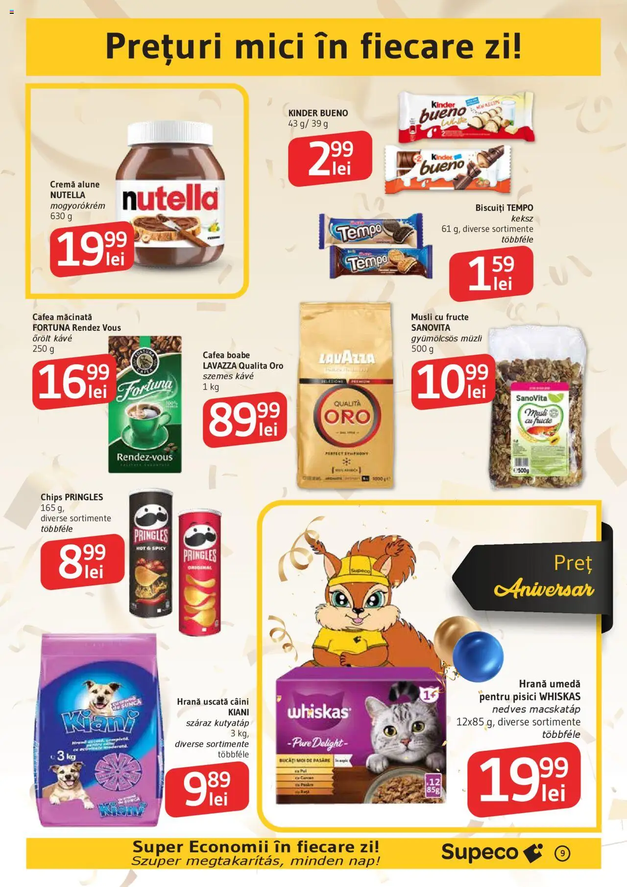 Catalog Supeco 4 - 16 Septembrie 2025 | Pagina 9 | Produse: Alune, Cafea, Biscuiți, Fructe