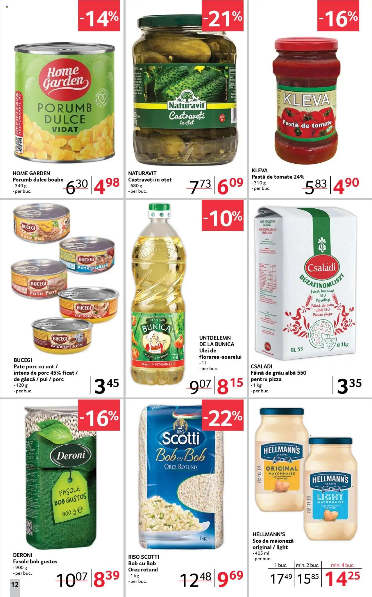 Catalog Selgros 5 - 17 Septembrie 2025 | Pagina 12 | Produse: Hacıyatmaz Kedi Oyuncağı, Oțet, Făină, Porumb