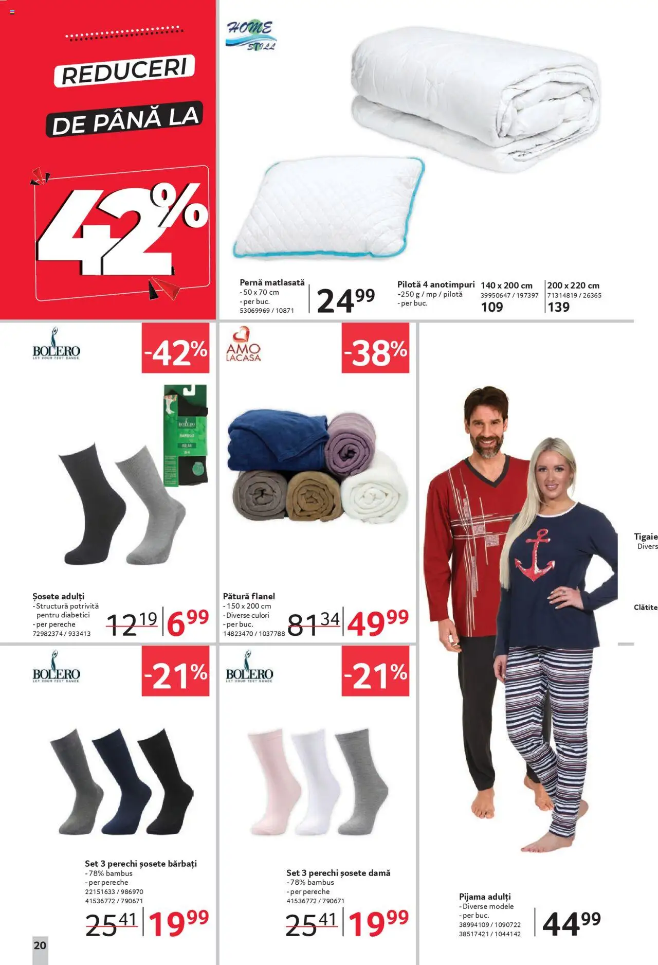 Catalog Selgros 5 - 17 Septembrie 2025 | Pagina 20 | Produse: Pernă, Pilotă, Clătite, Șosete