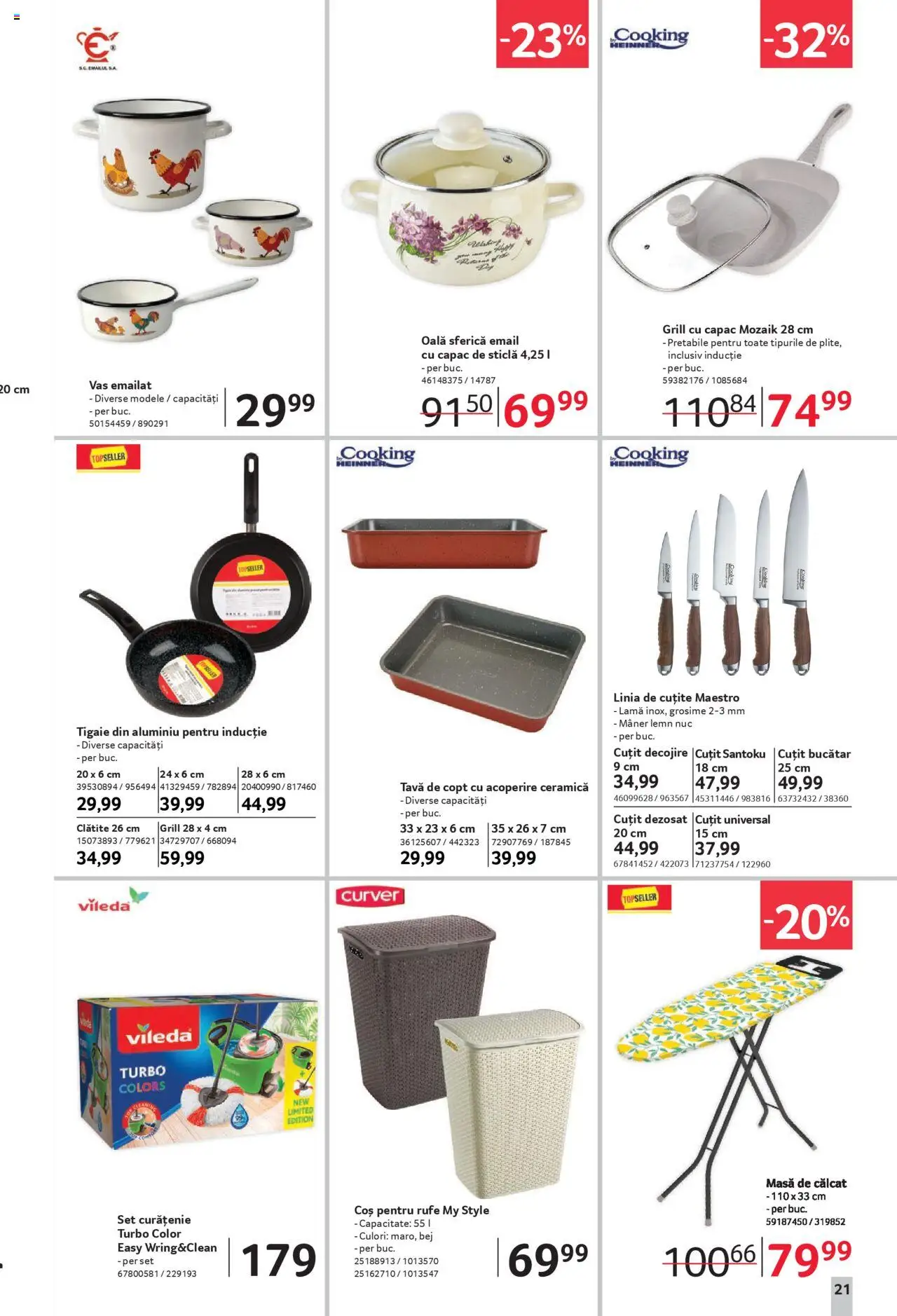 Catalog Selgros 5 - 17 Septembrie 2025 | Pagina 21 | Produse: Delgeç, Mâner, Clătite, Masă de călcat